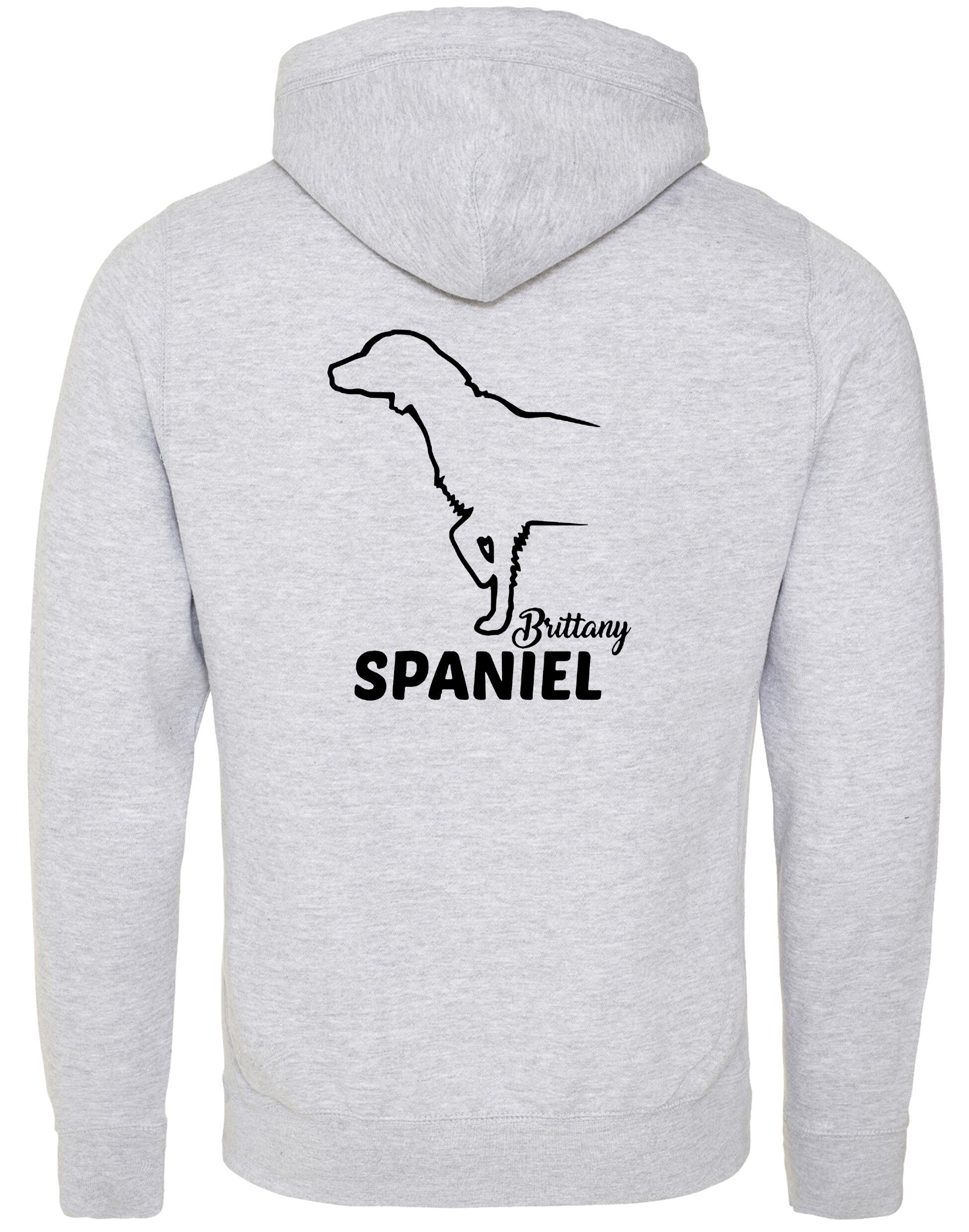 Brittany Spaniel Dog Breed Design Unisex Crossneck Pullover Hoodie – A Must-Have for Brittany Spaniel Fans