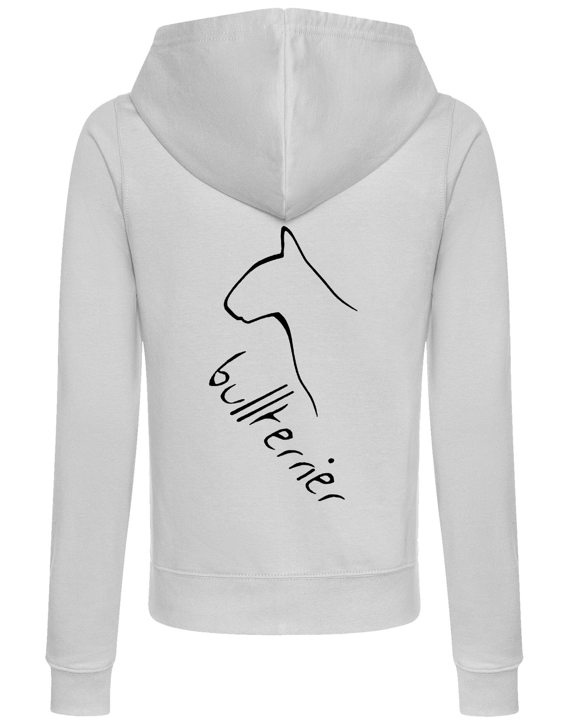 Bullterrier Dog Breed Women’s Zipped Hoodie – Style, Comfort, and Bullterrier Pride