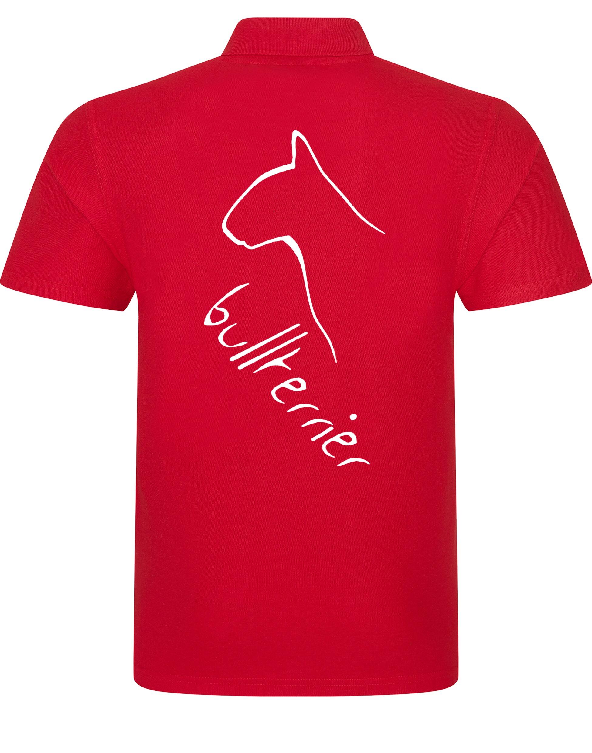 Unisex Cotton Polo with Bullterrier Dog Breed Design – Comfort and Style for Every Bullterrier Enthusiast