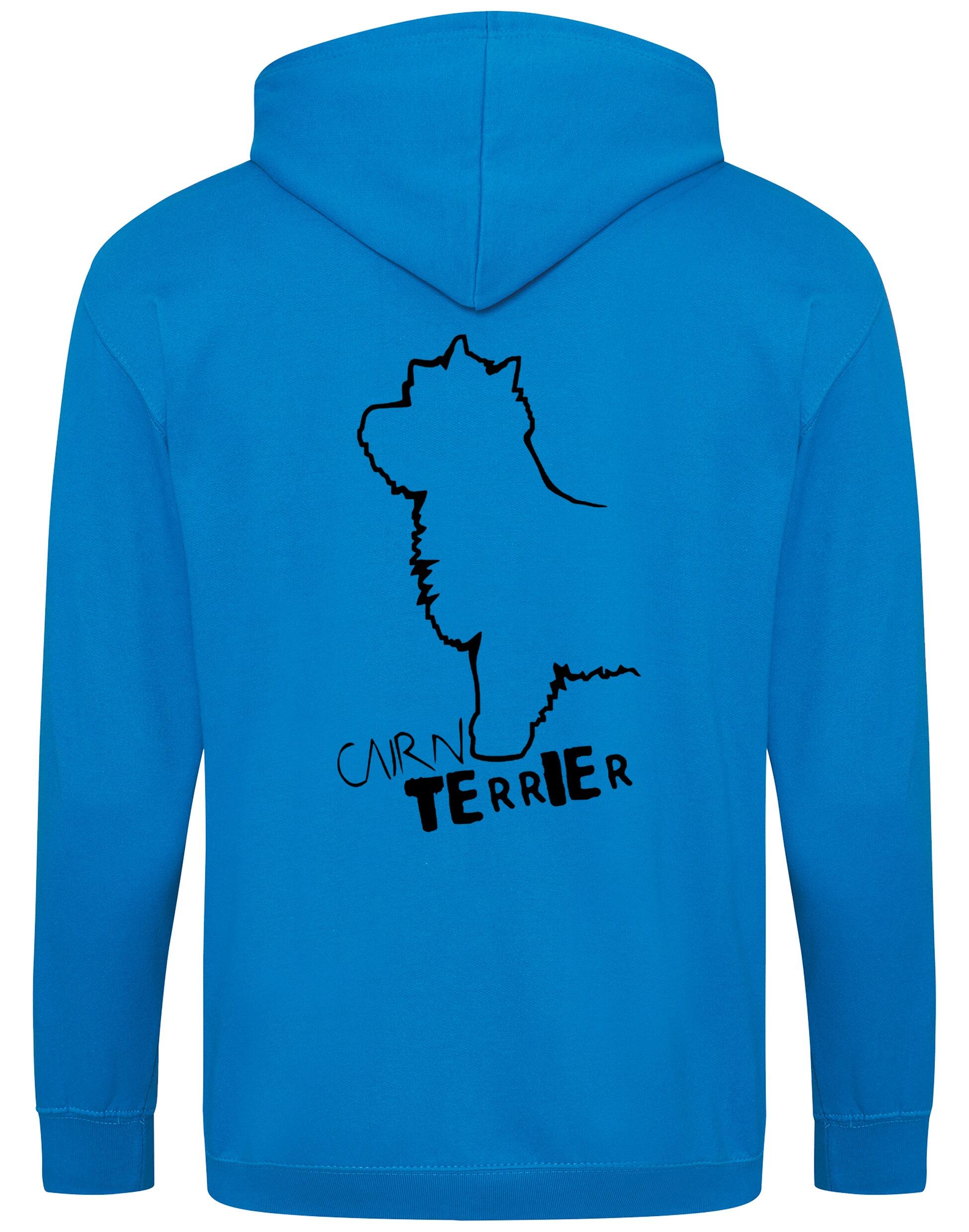 Cairn Terrier Dog Breed Design Zipped Hoodie – Comfort, Style, and Cairn Terrier Pride