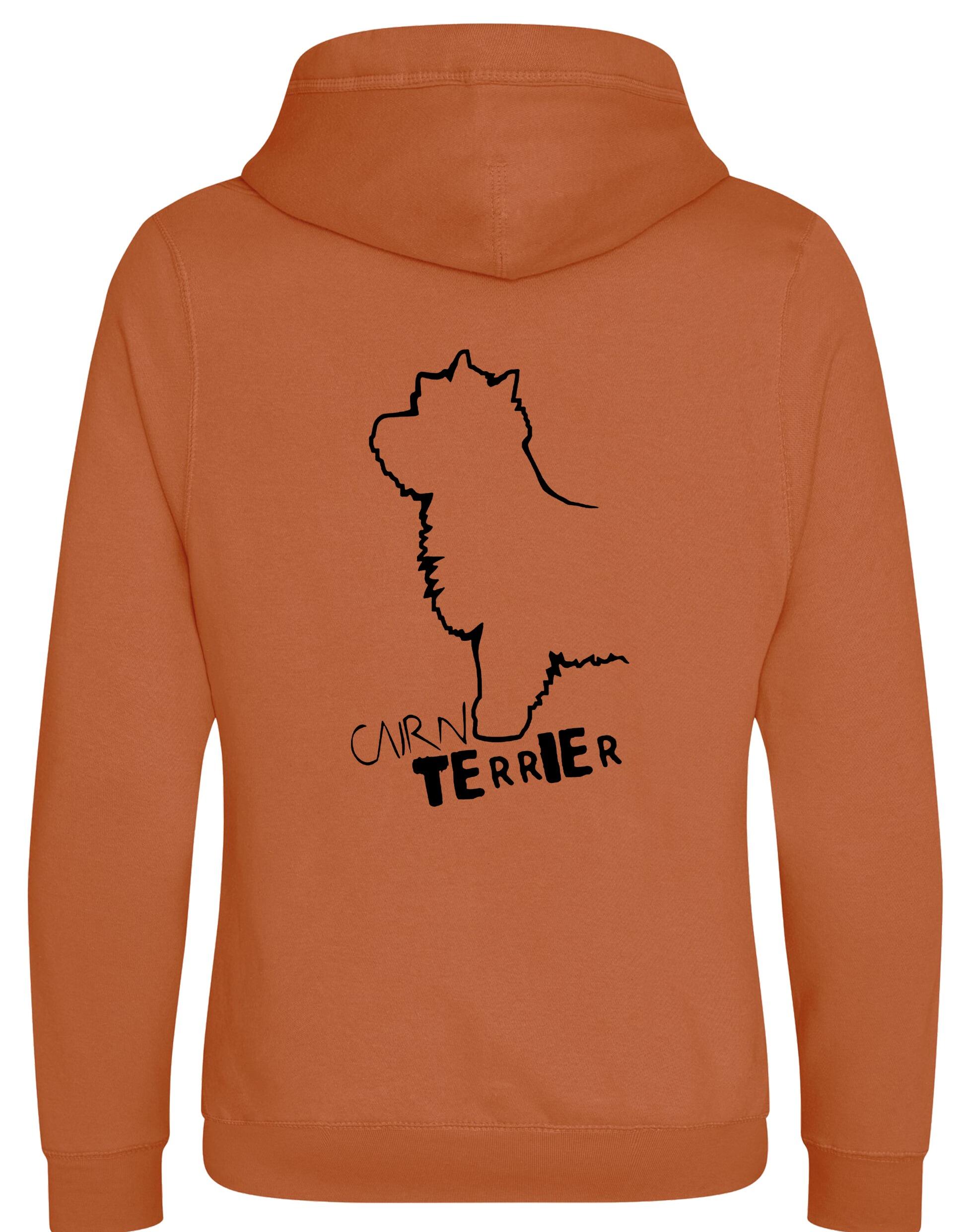 Unisex Crossneck Pullover Hoodie with Cairn Terrier Dog Breed Design – A Must-Have for Cairn Terrier Fans