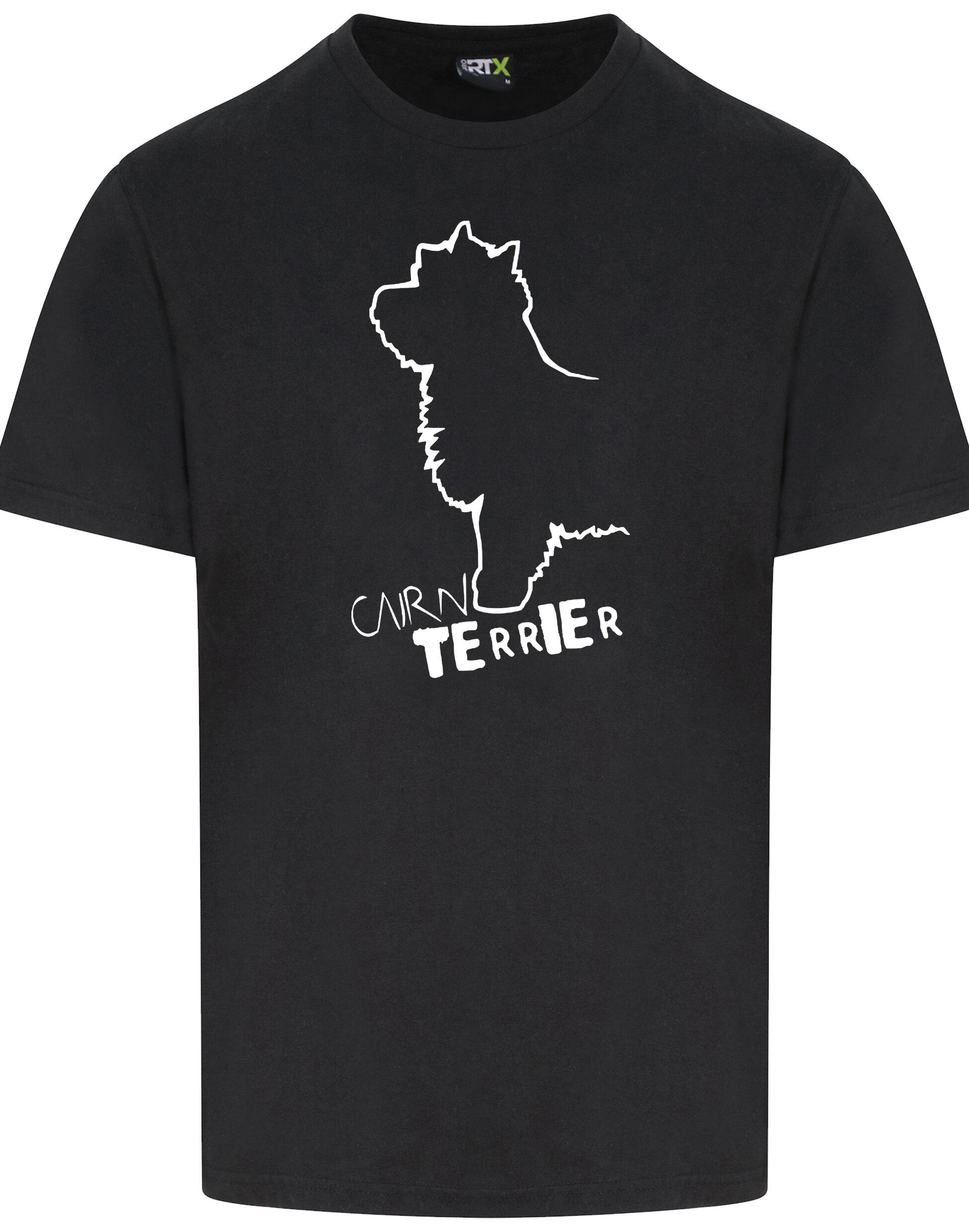Unisex Roundneck T-shirt with Cairn Terrier Dog Breed Design – Style for Every Cairn Terrier Fan