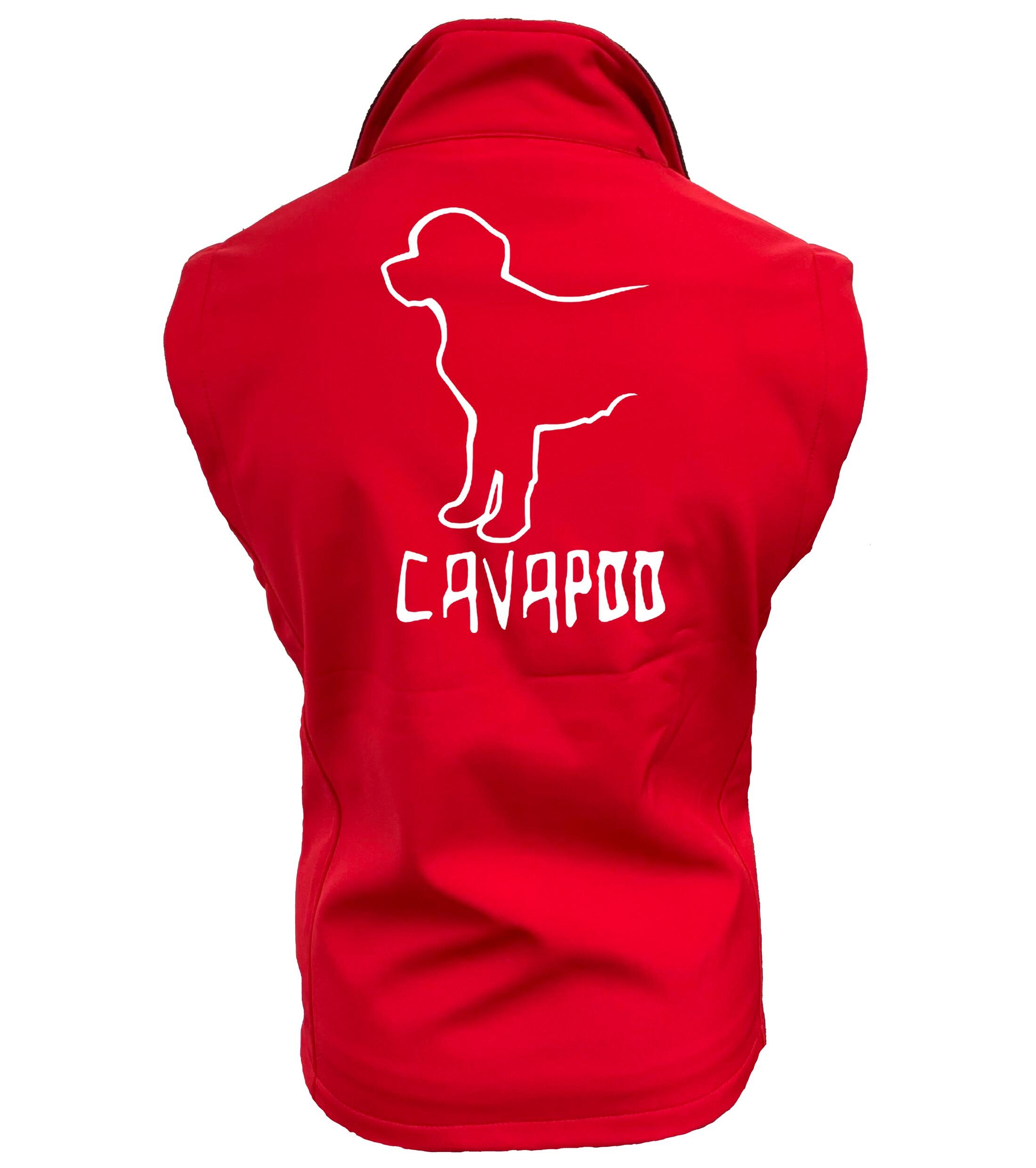 Cavapoo Dog Breed Design Unisex Softshell Gilet – Style and Function for Cavapoo Lovers