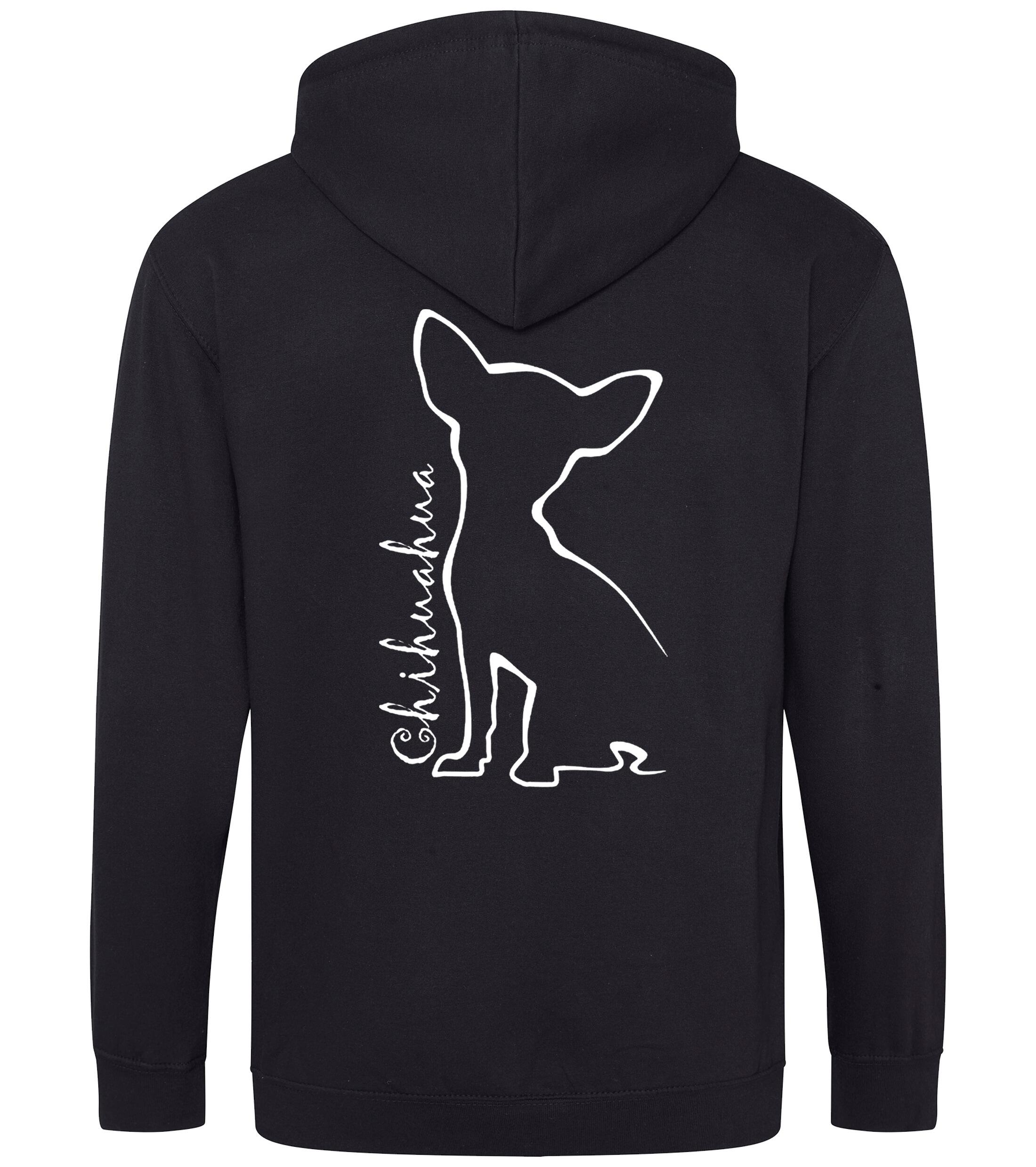 Chihuahua Dog Breed Design Zipped Hoodie – Comfort, Style, and Chihuahua Pride