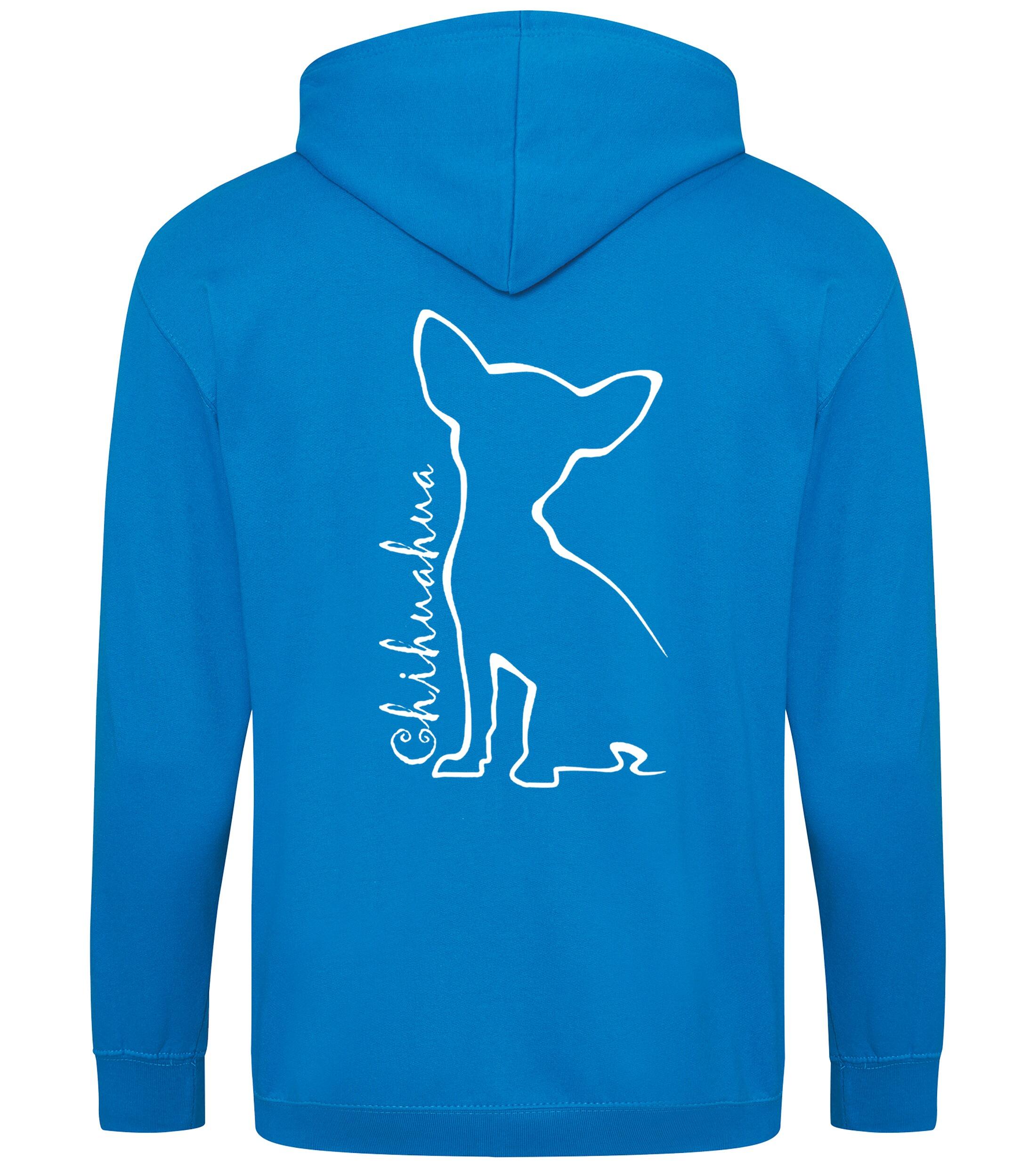 Chihuahua Dog Breed Design Zipped Hoodie – Comfort, Style, and Chihuahua Pride
