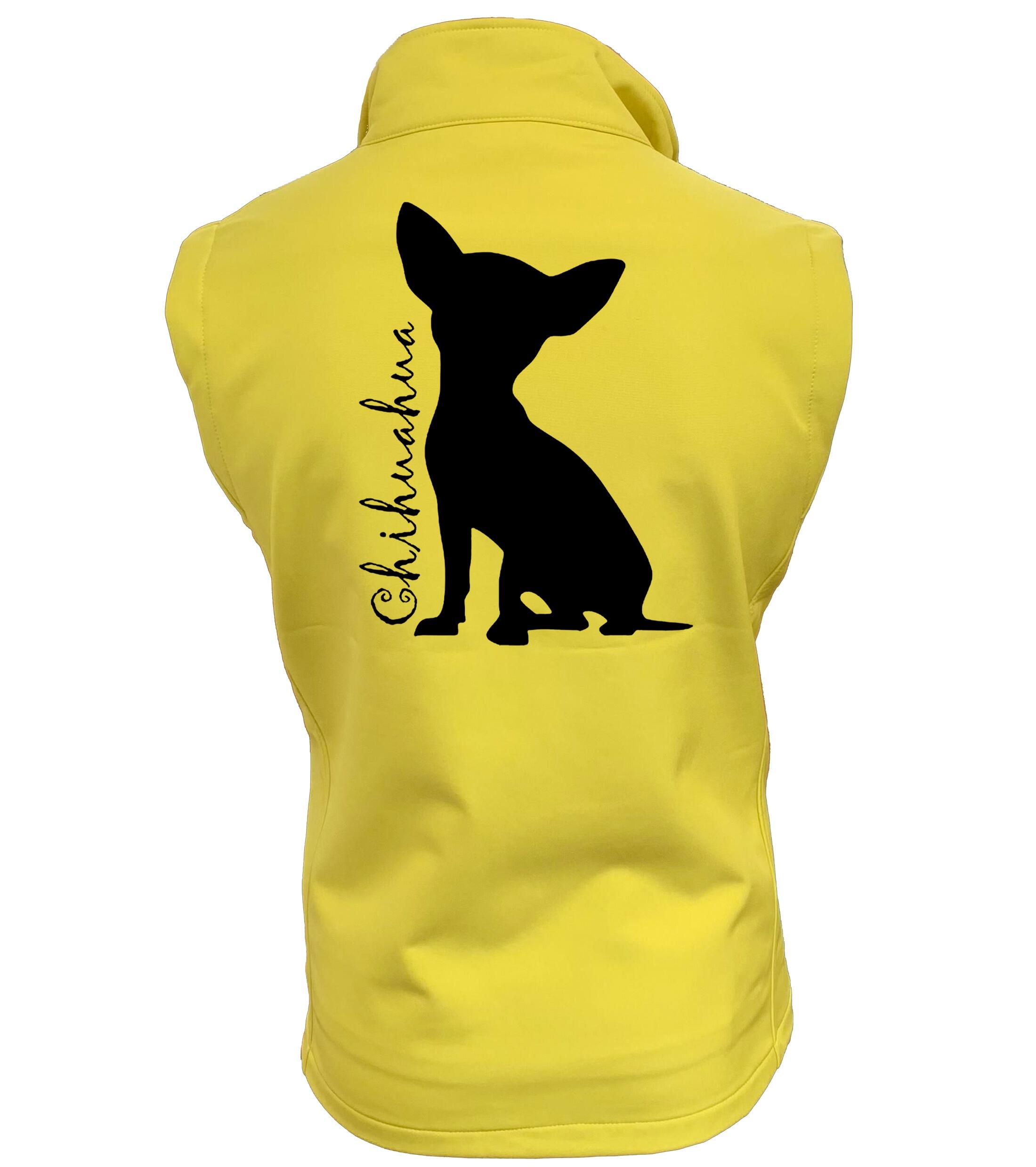 Women’s Softshell Jacket with Chihuahua Silhouette Design – Style and Comfort for Chihuahua Lovers