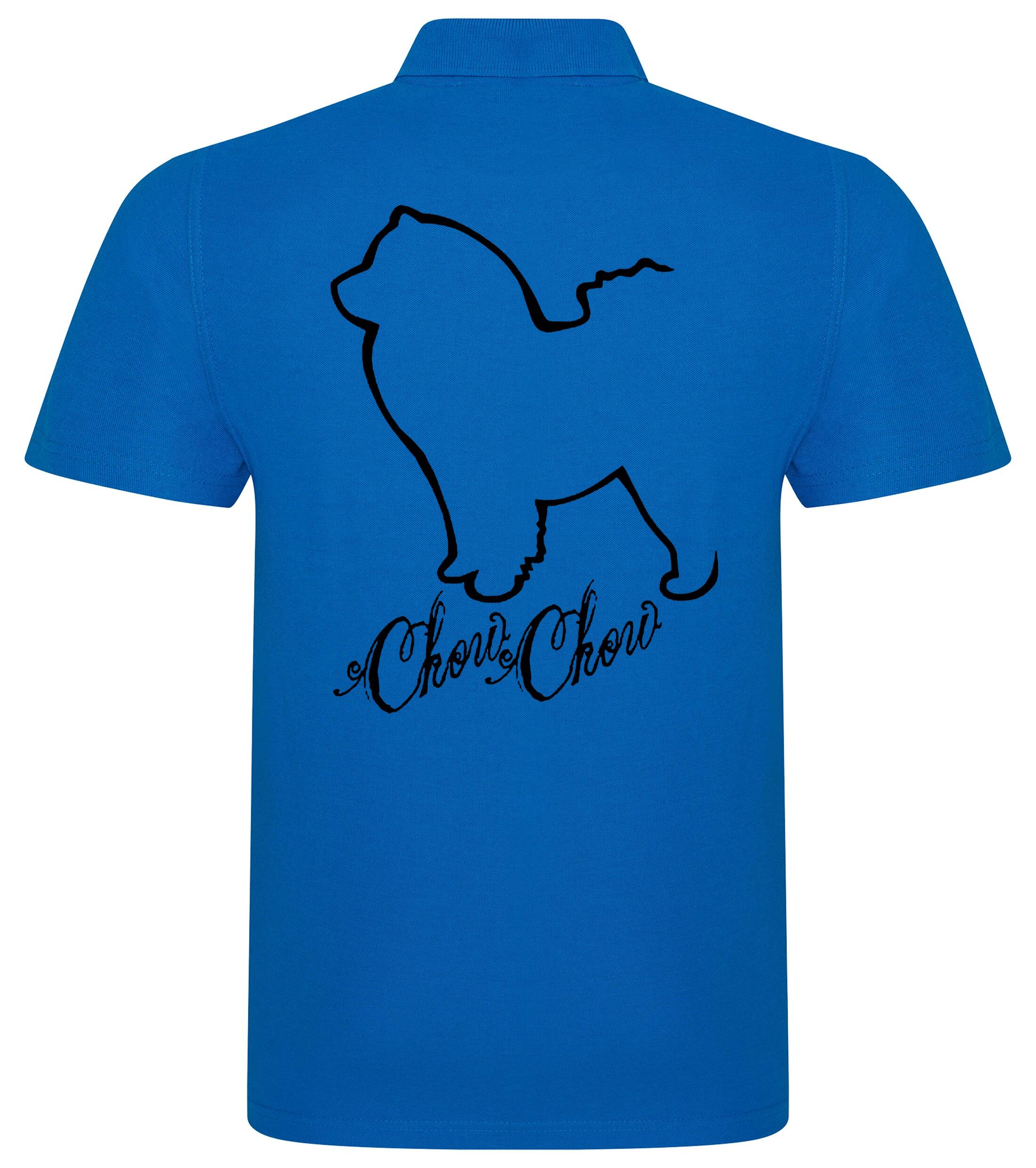 Unisex Cotton Polo with Chow Chow Dog Breed Design – Comfort and Style for Every Chow Chow Enthusiast