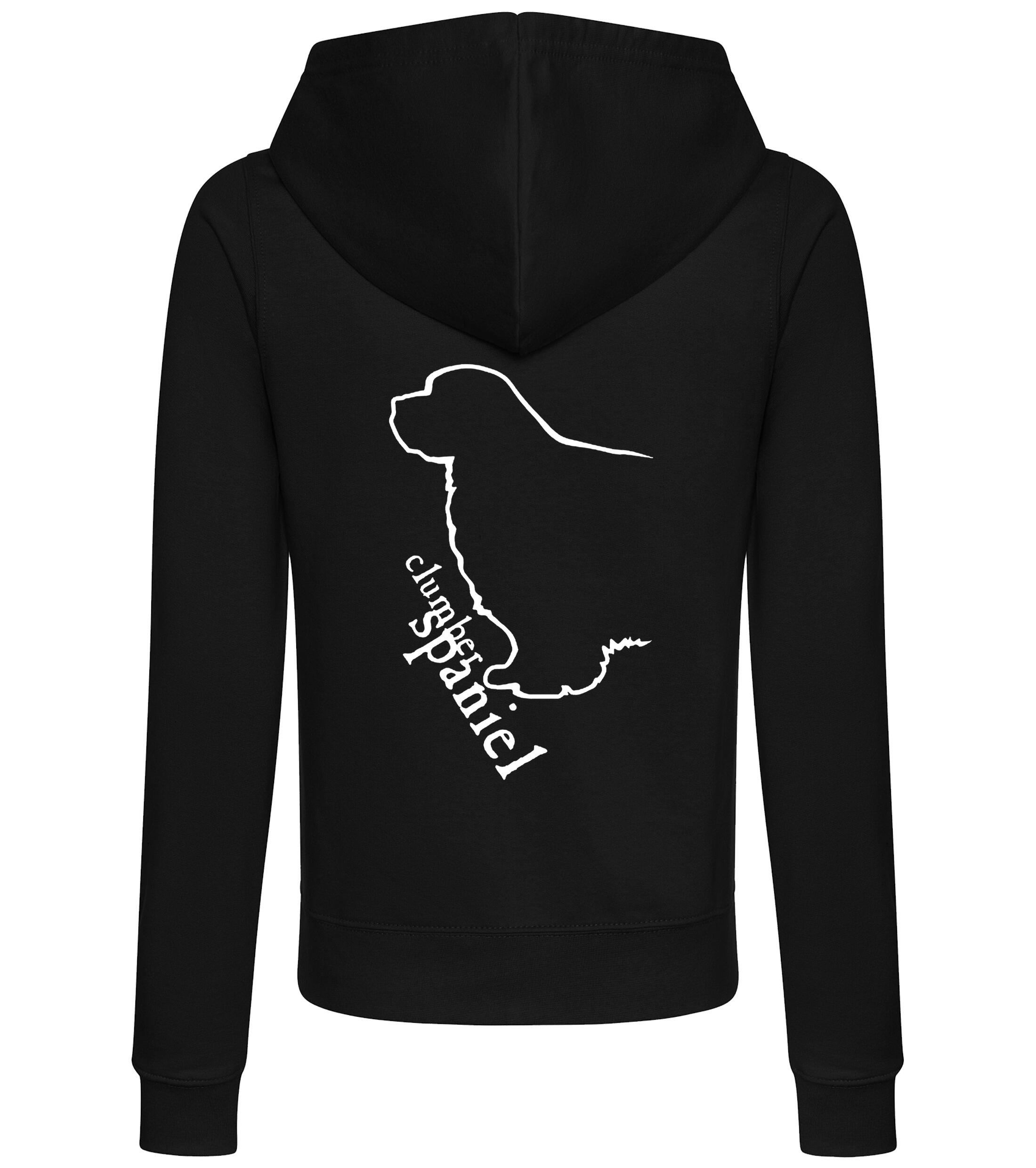 Clumber Spaniel Dog Breed Women’s Zipped Hoodie – Cozy and Perfect for Clumber Spaniel Enthusiasts