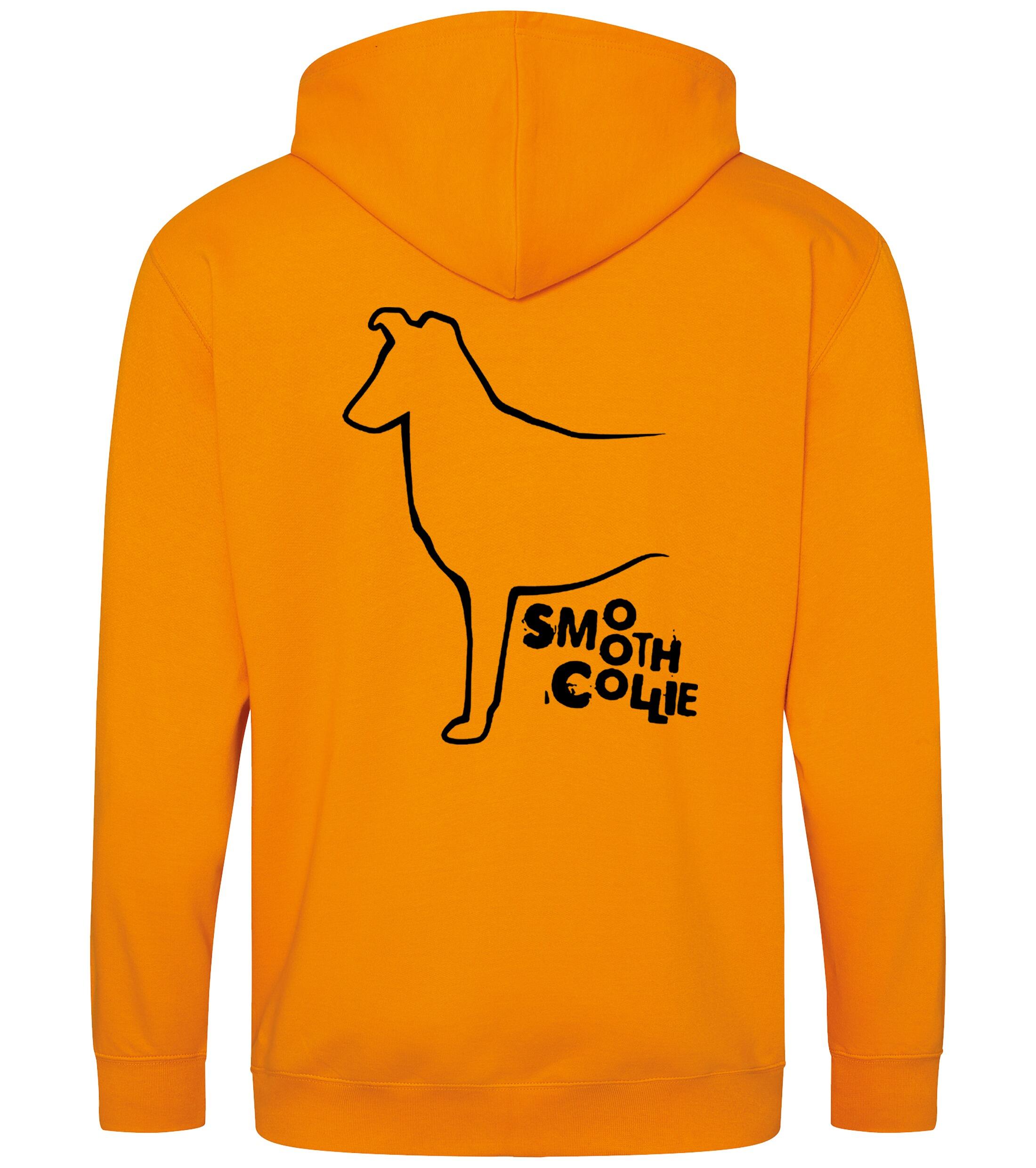 Collie (Smooth) Dog Breed Design Zipped Hoodie – Comfort, Style, and Collie Pride