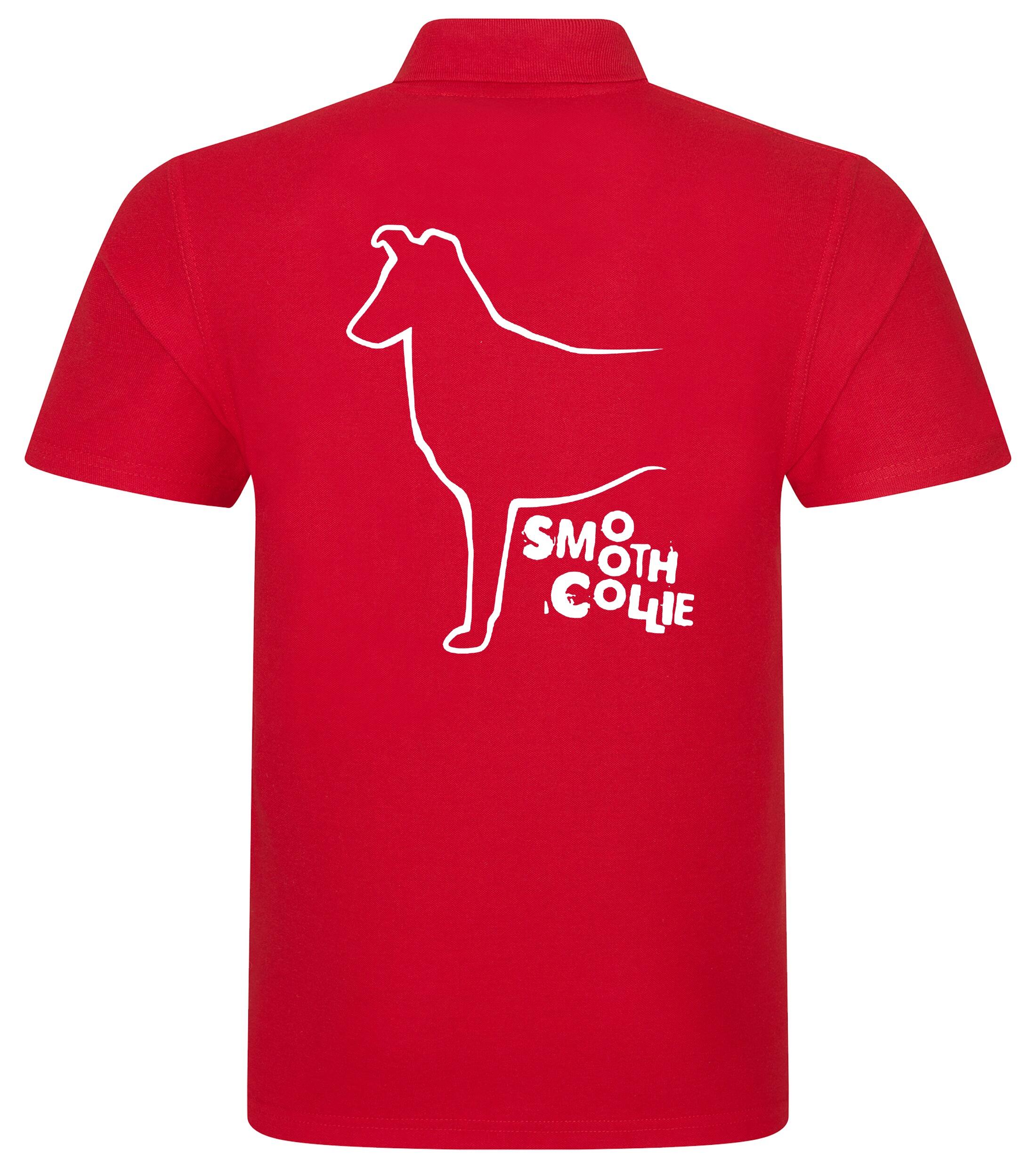 Unisex Cotton Polo with Collie (Smooth) Dog Breed Design – Style for Every Collie (Smooth) Enthusiast