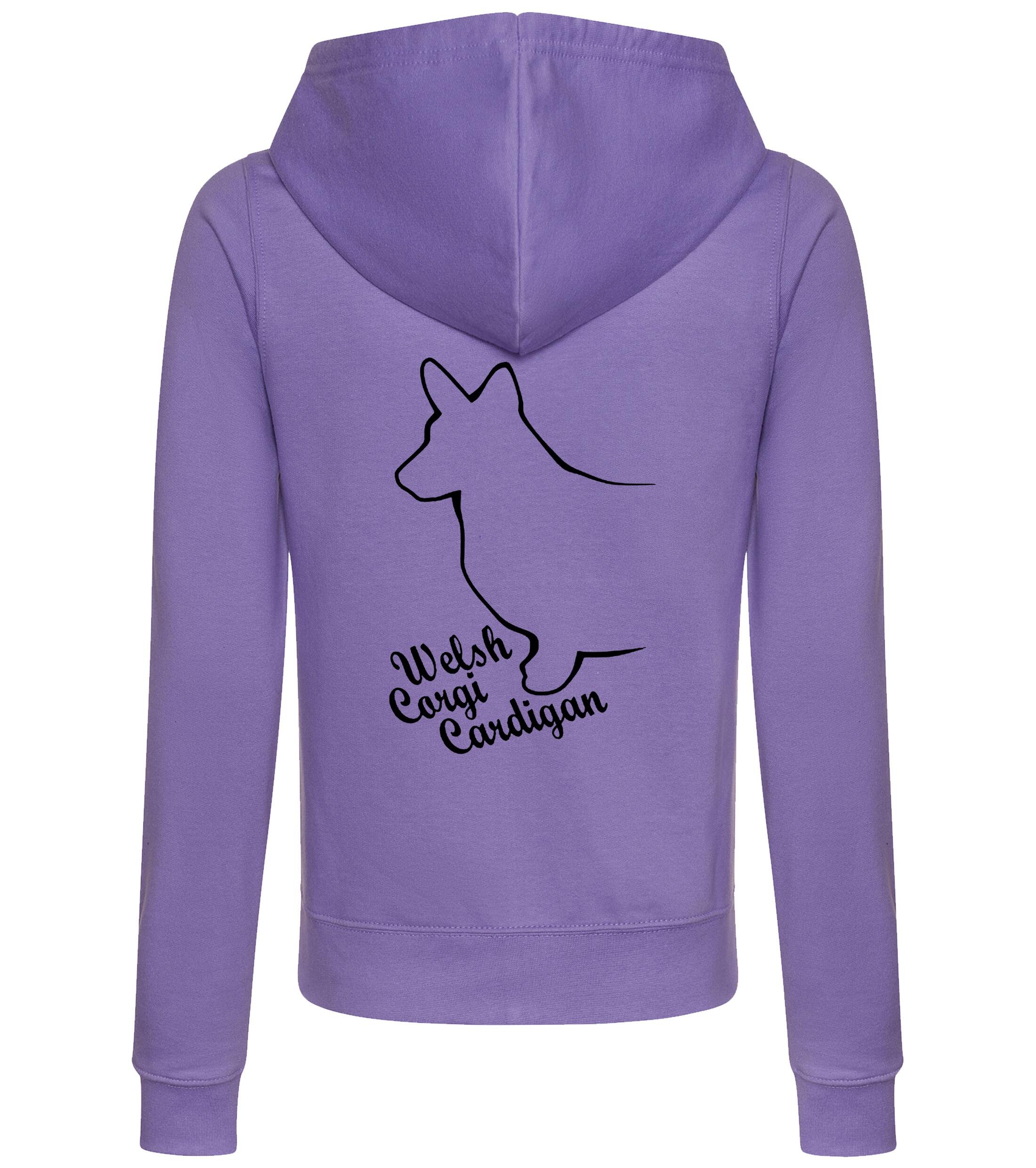 Corgi Cardigan (Welsh) Dog Breed Women’s Zipped Hoodie – Cozy & Perfect for Corgi Cardigan Lovers