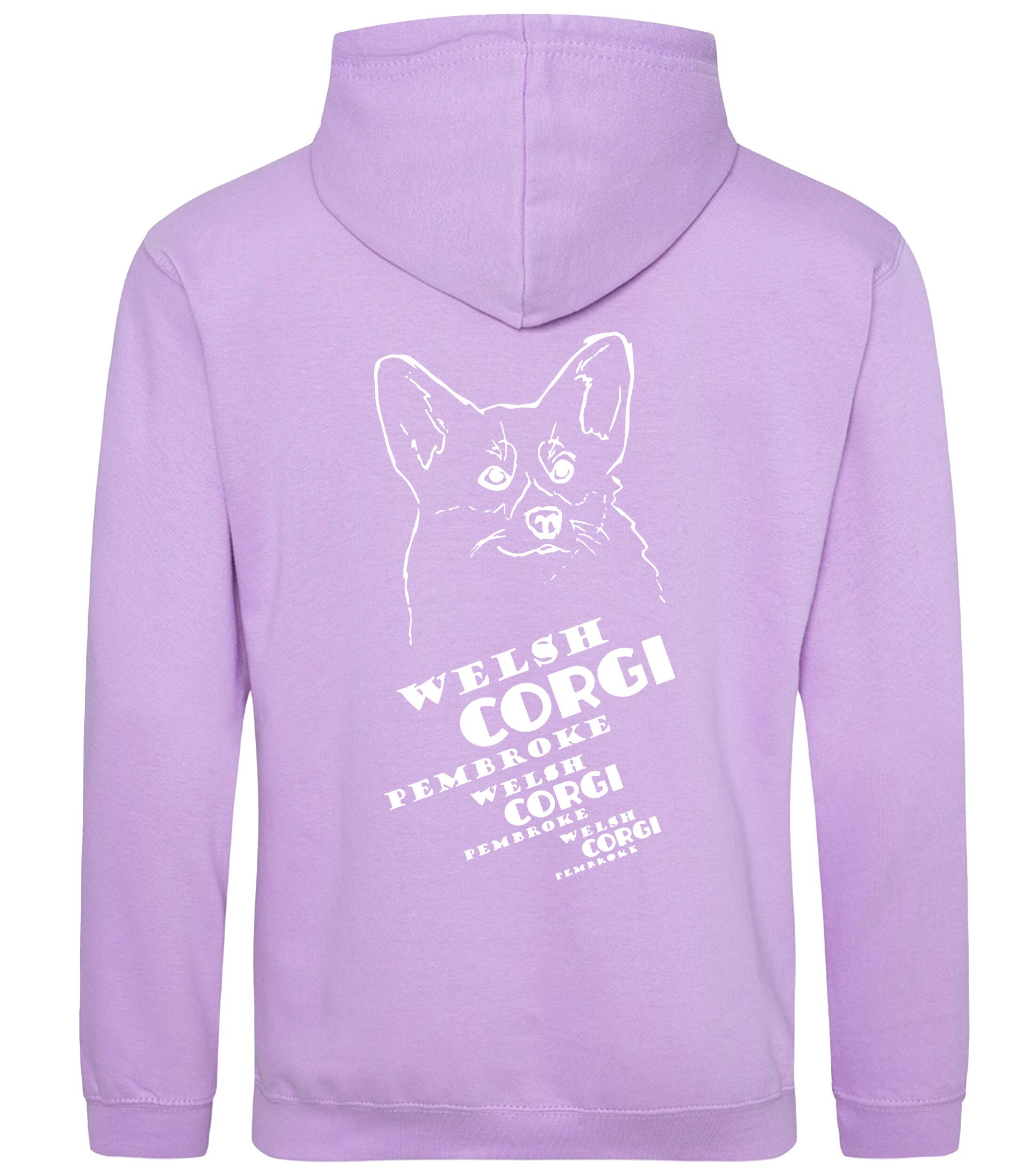 Corgi Pembroke (Face) Dog Breed Design Pullover Hoodie – Stylish & Cozy for Corgi Lovers