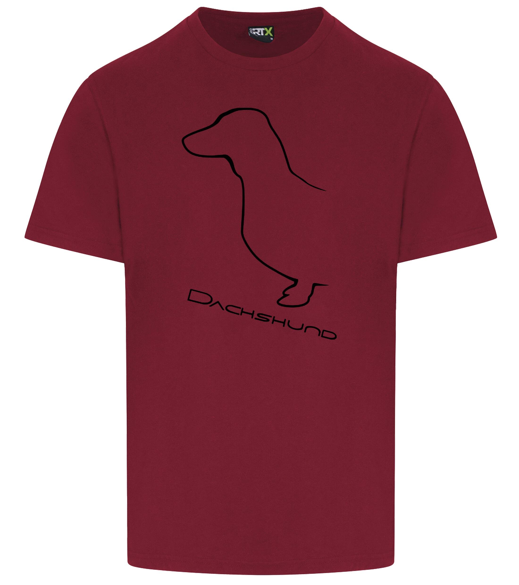Dachshund (Smooth) Dog Breed Design Unisex Roundneck T-Shirt – Stylish Comfort for Dachshund Fans
