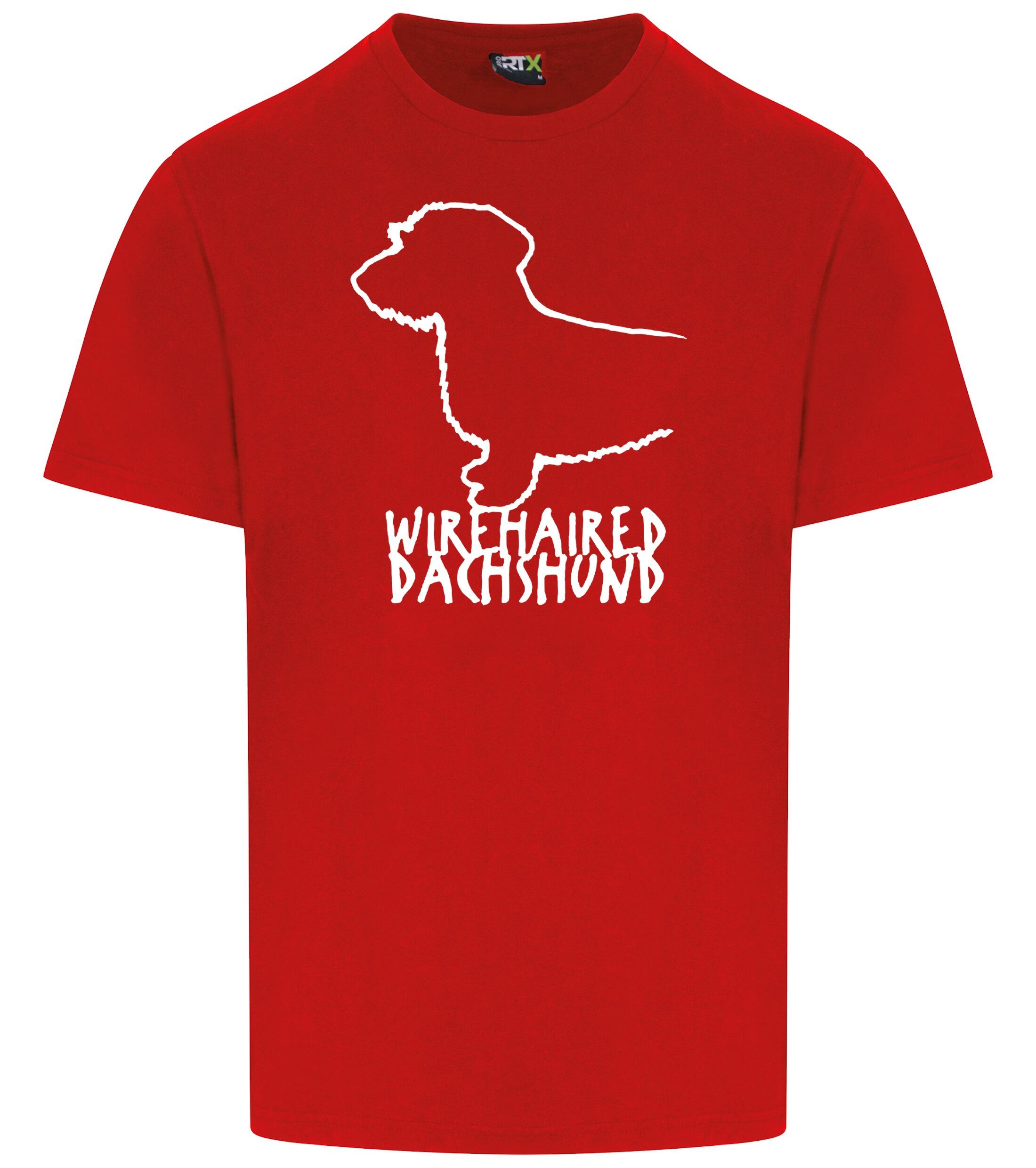 Dachshund (Wirehaired) Dog Breed Design Unisex Roundneck T-Shirt – Style for Dachshund Enthusiasts