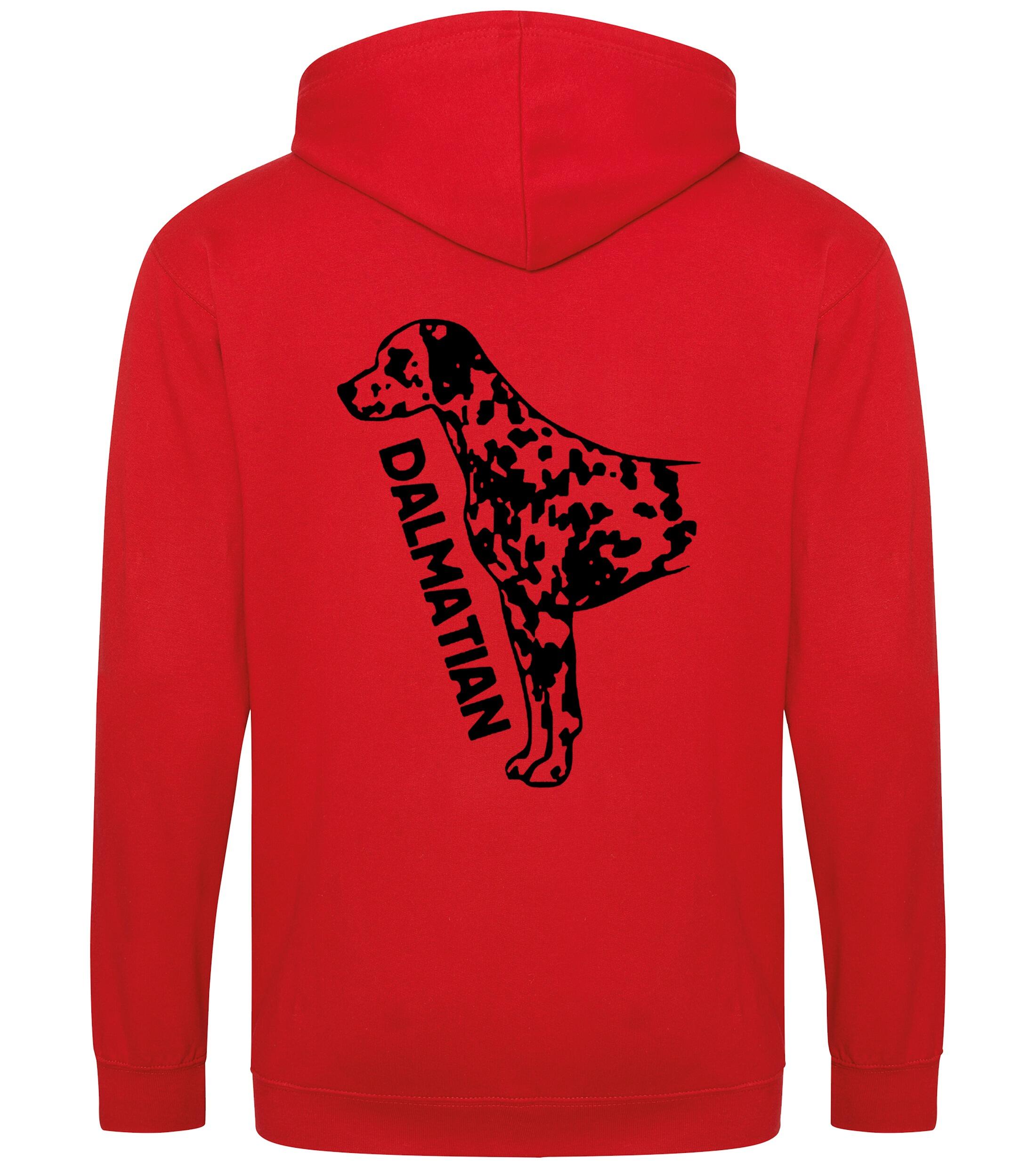Dalmatian Dog Breed Design Zipped Hoodie – Comfort, Style, and Dalmatian Pride