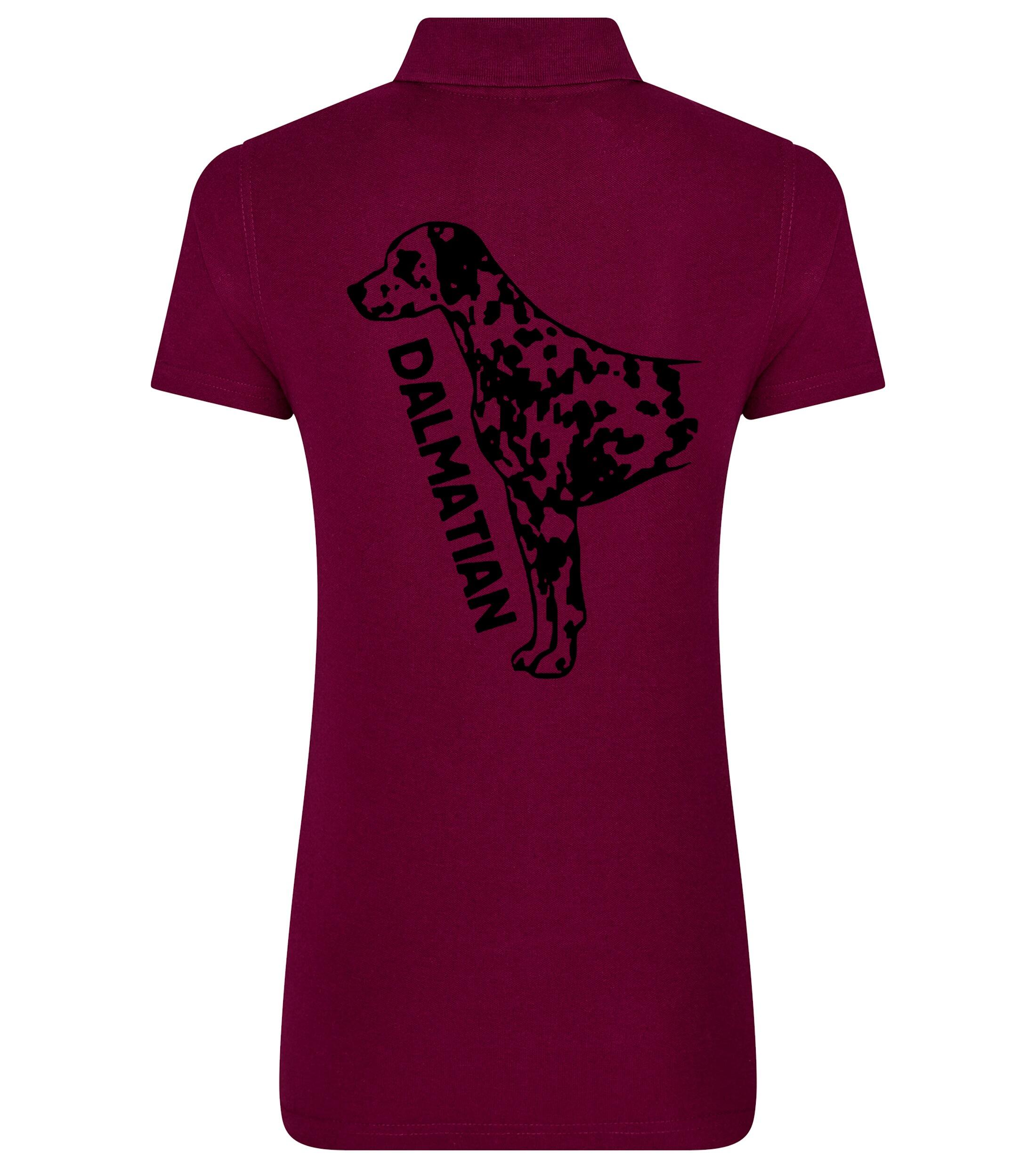 Dalmatian Dog Breed Design Women’s Cotton Polo – Elegance for Dalmatian Lovers