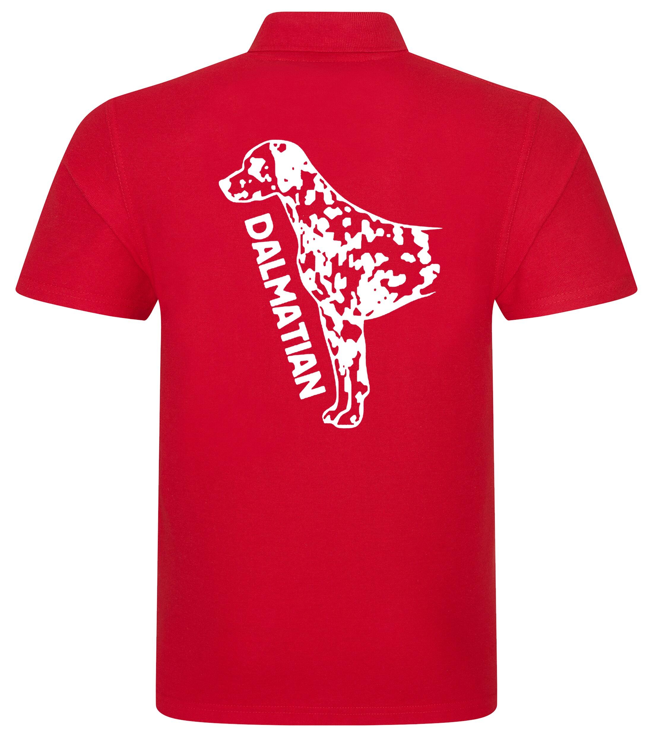 Dalmatian Dog Breed Design Unisex Cotton Polo – Classic Style for Dalmatian Lovers