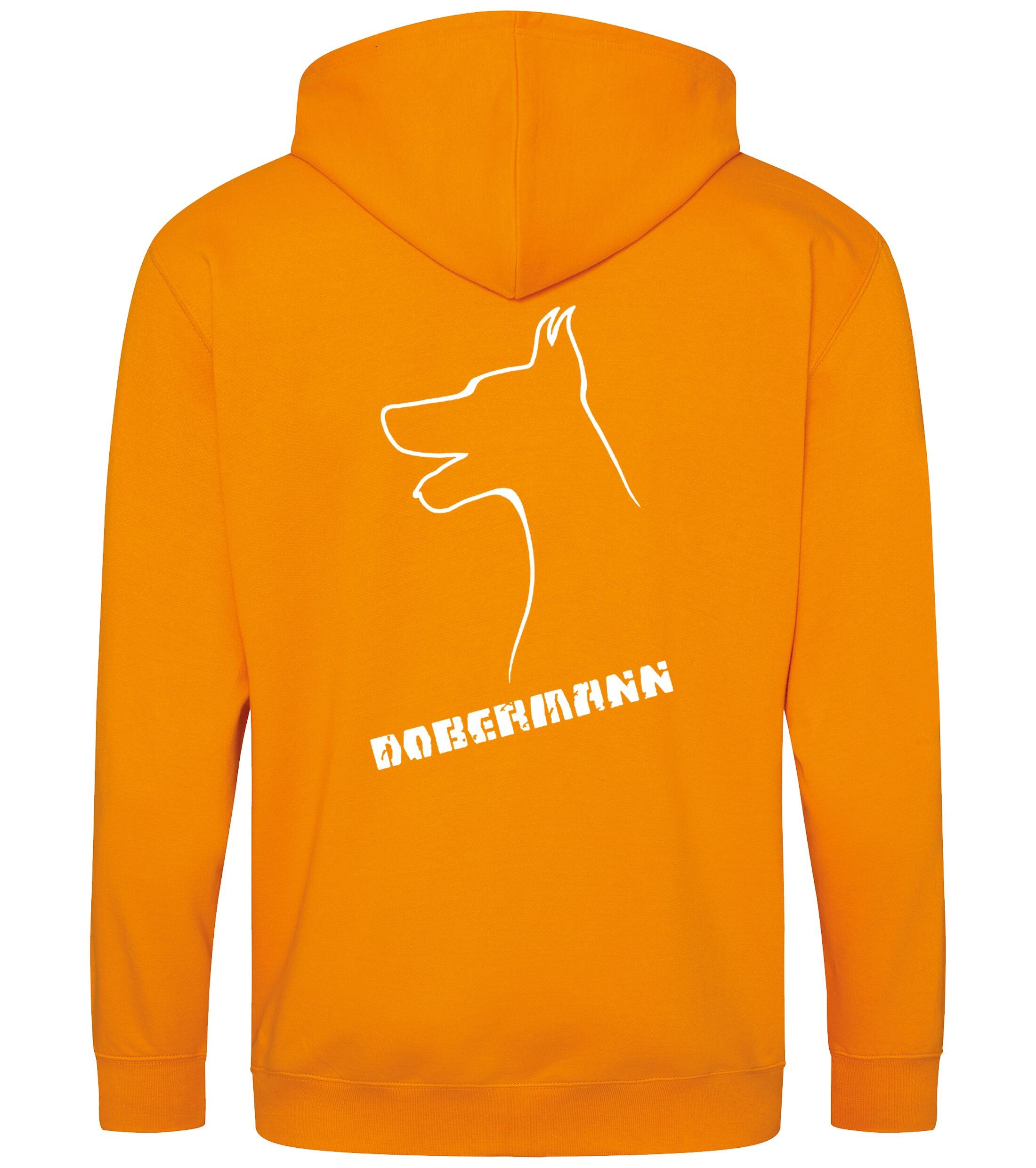 Dobermann (Head) Zipped Hoodie – Comfort, Style, and Dobermann Pride