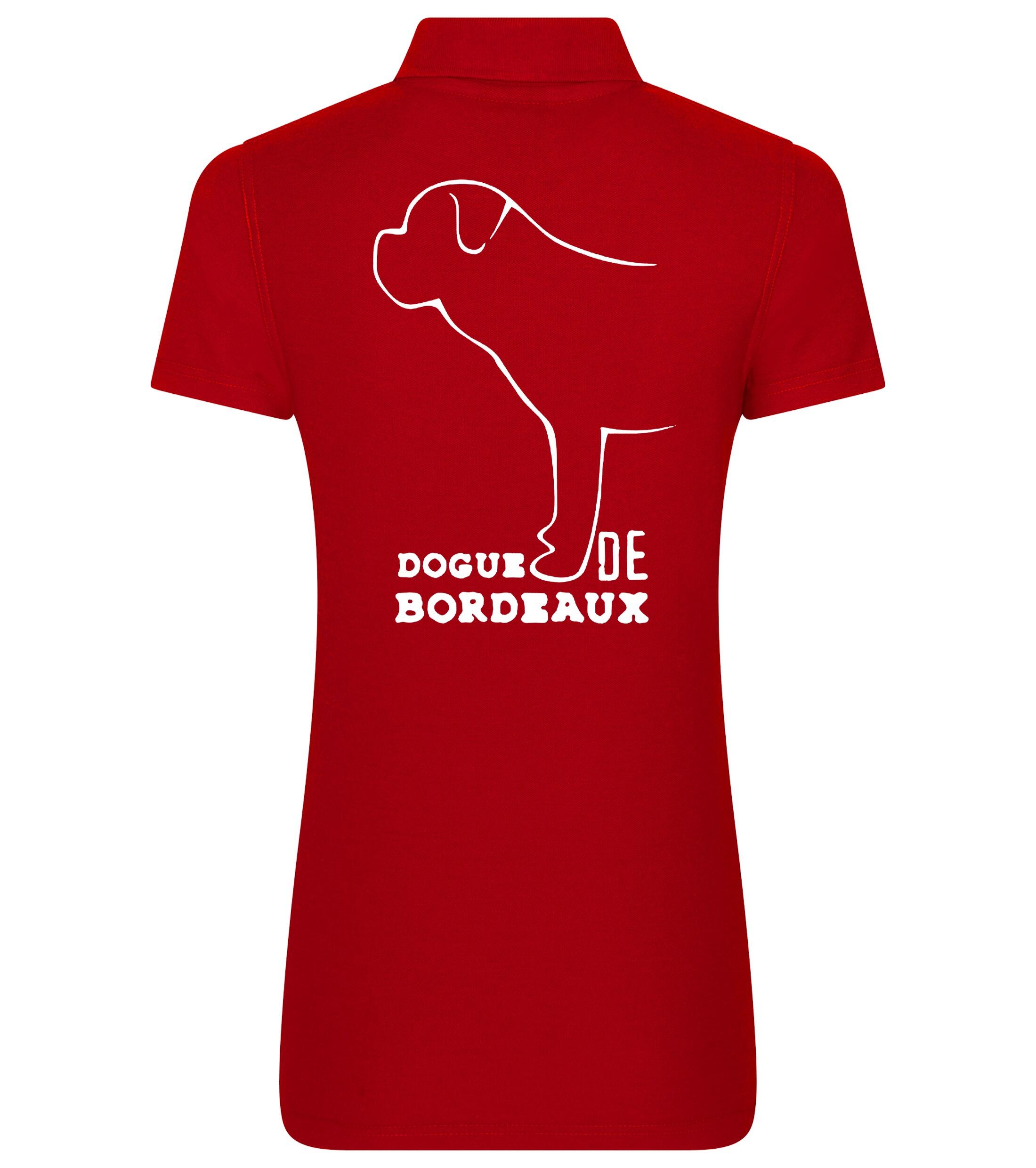 Dogue De Bordeaux Dog Breed Design Women’s Cotton Polo – Elegance for Dogue De Bordeaux Lovers