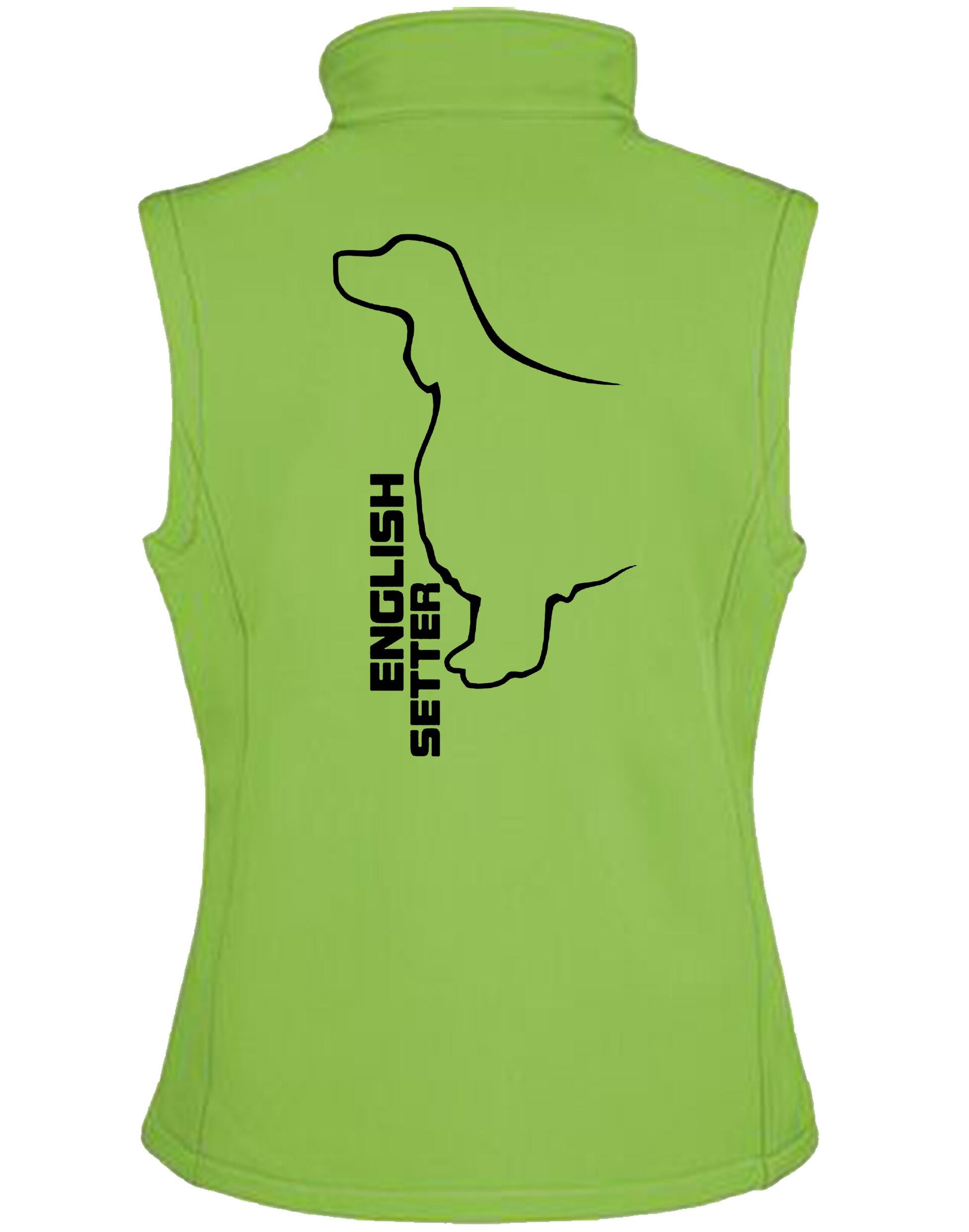 English Setter Women’s Softshell Gilet – Stylish Functionality for English Setter Enthusiasts