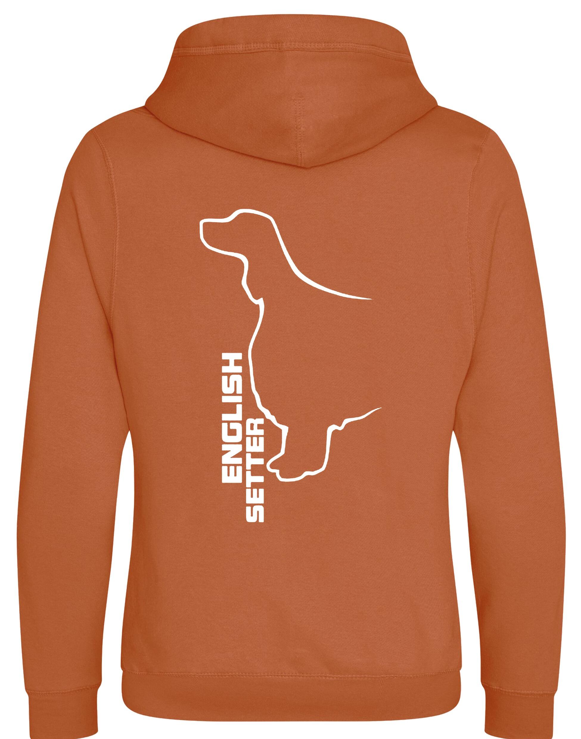 Unisex Crossneck Pullover Hoodie with English Setter Design – A Must-Have for English Setter Fans