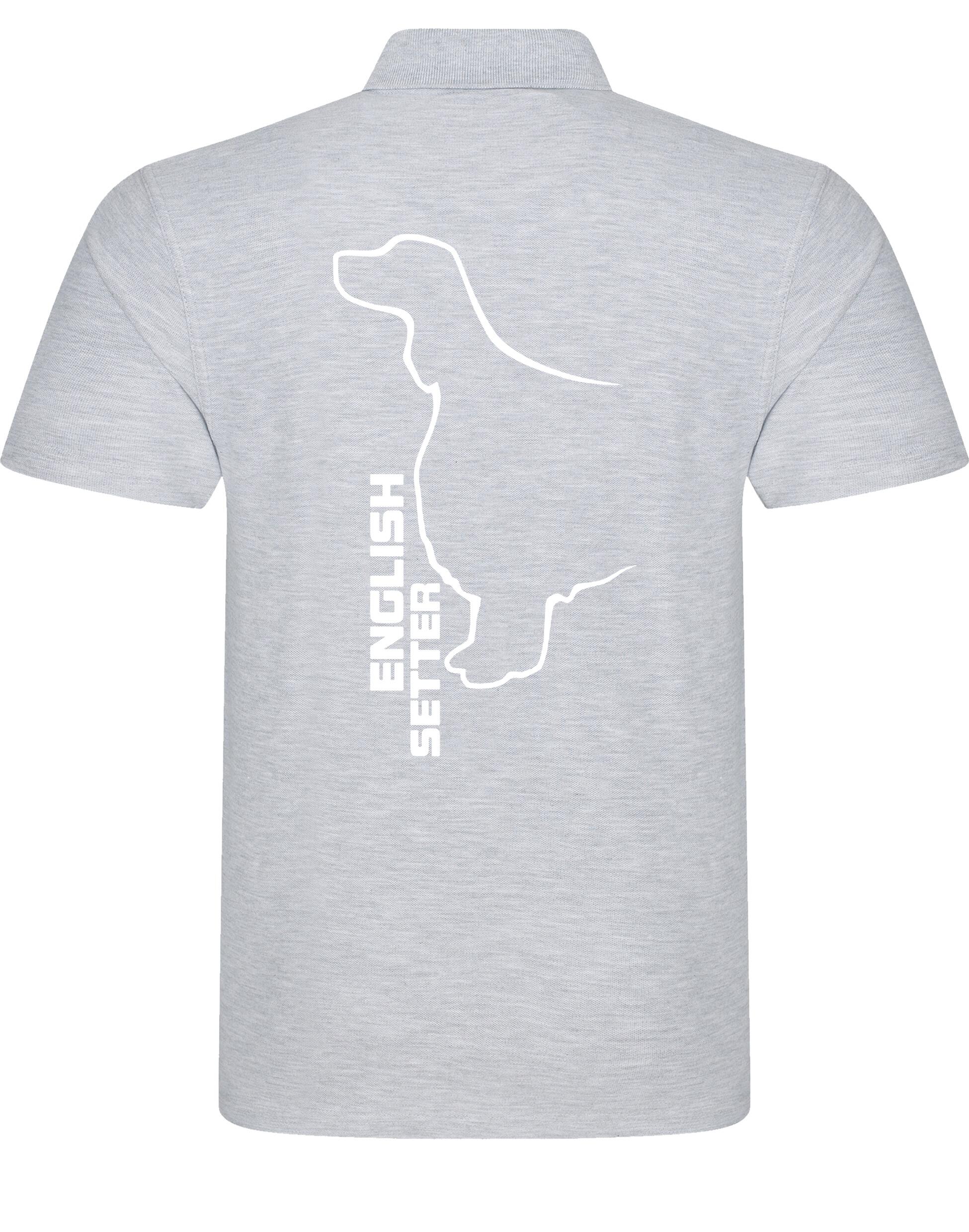 Unisex Cotton Polo with English Setter Design – Comfort and Style for Every Setter Enthusiast