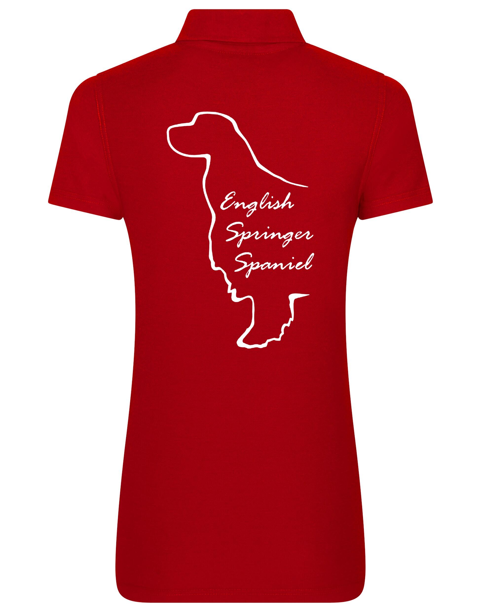 English Springer Spaniel Women’s Cotton Polo – Style for Every Springer Enthusiast