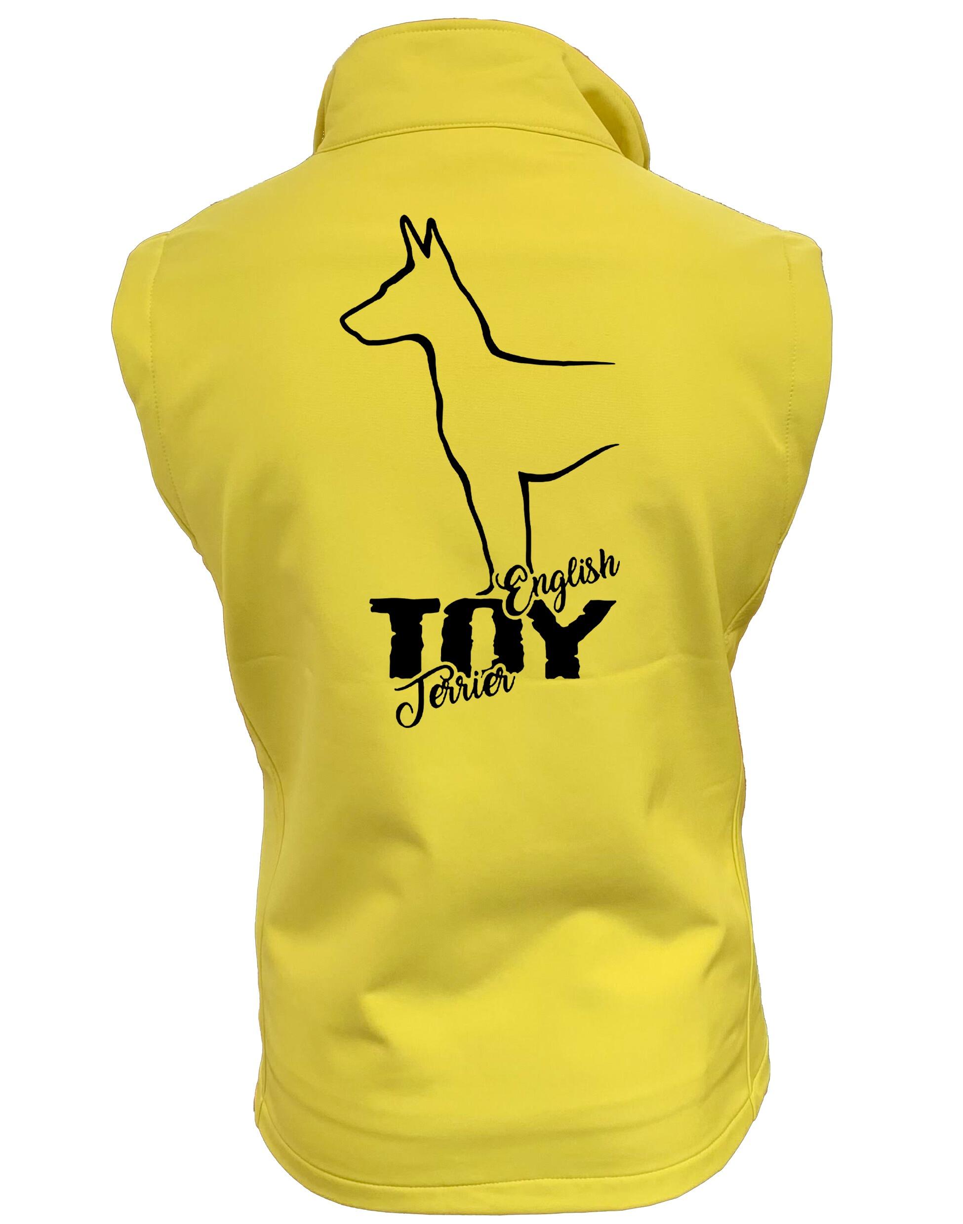 English Toy Terrier Unisex Softshell Gilet – Style and Function for Dog Lovers