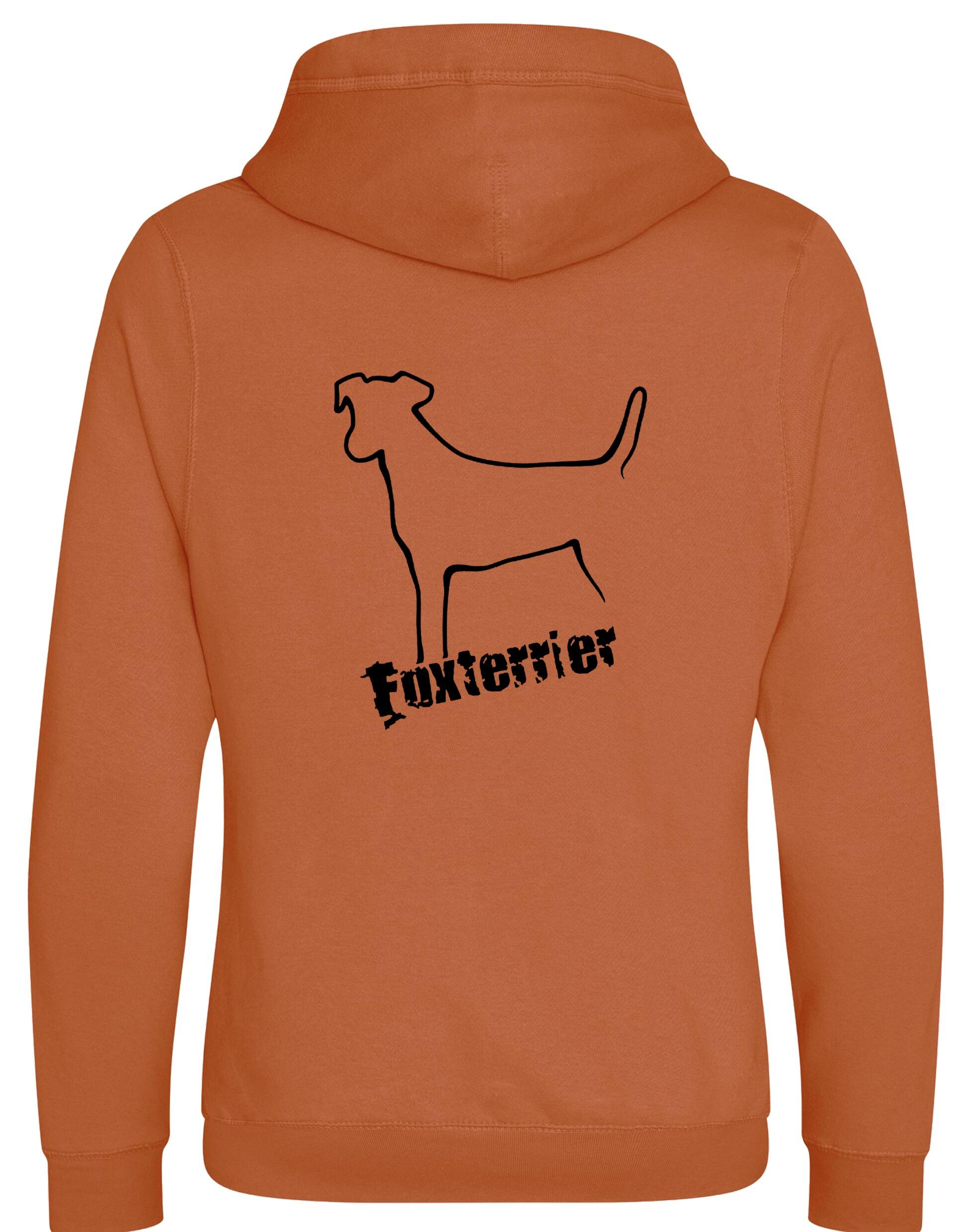 Fox Terrier Unisex Crossneck Pullover Hoodie – A Must-Have for Terrier Fans