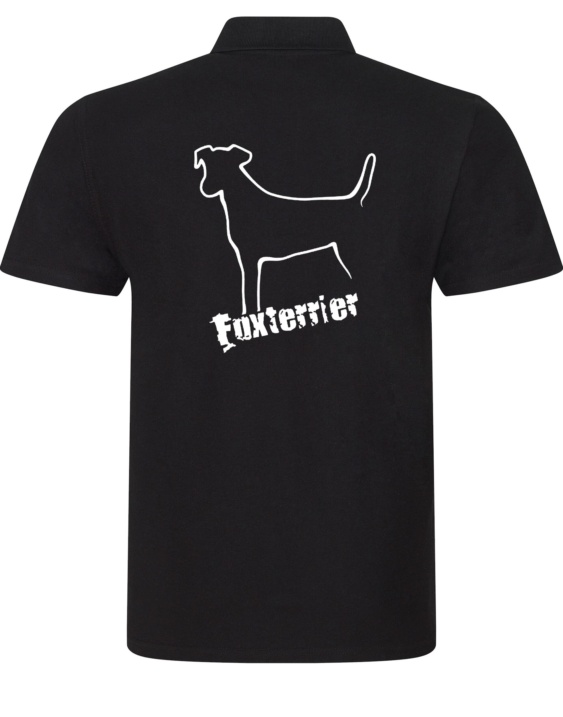 Unisex Cotton Polo with Fox Terrier Design – Comfort and Style for Every Terrier Fan