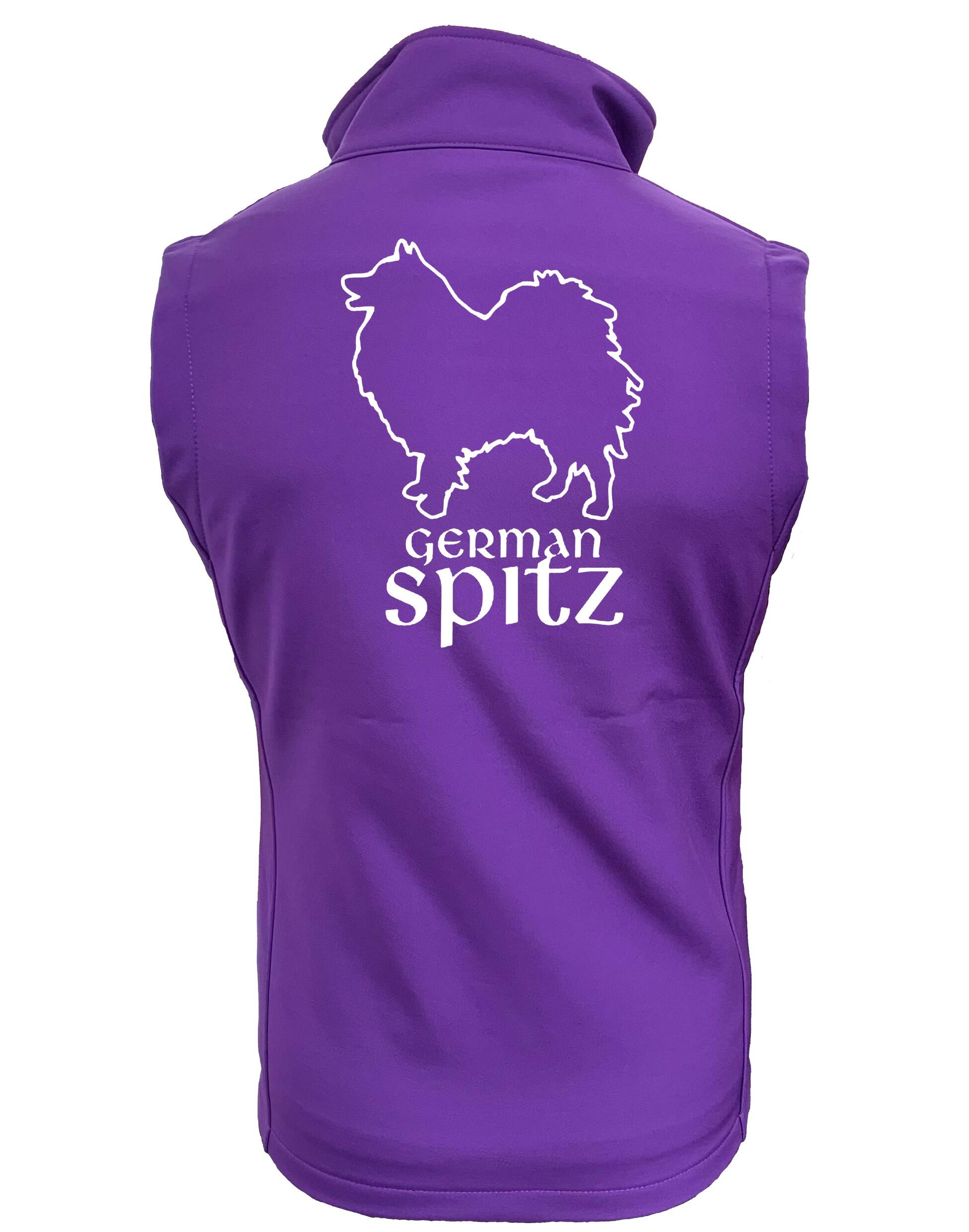 Unisex Softshell Gilet for German Spitz Enthusiasts