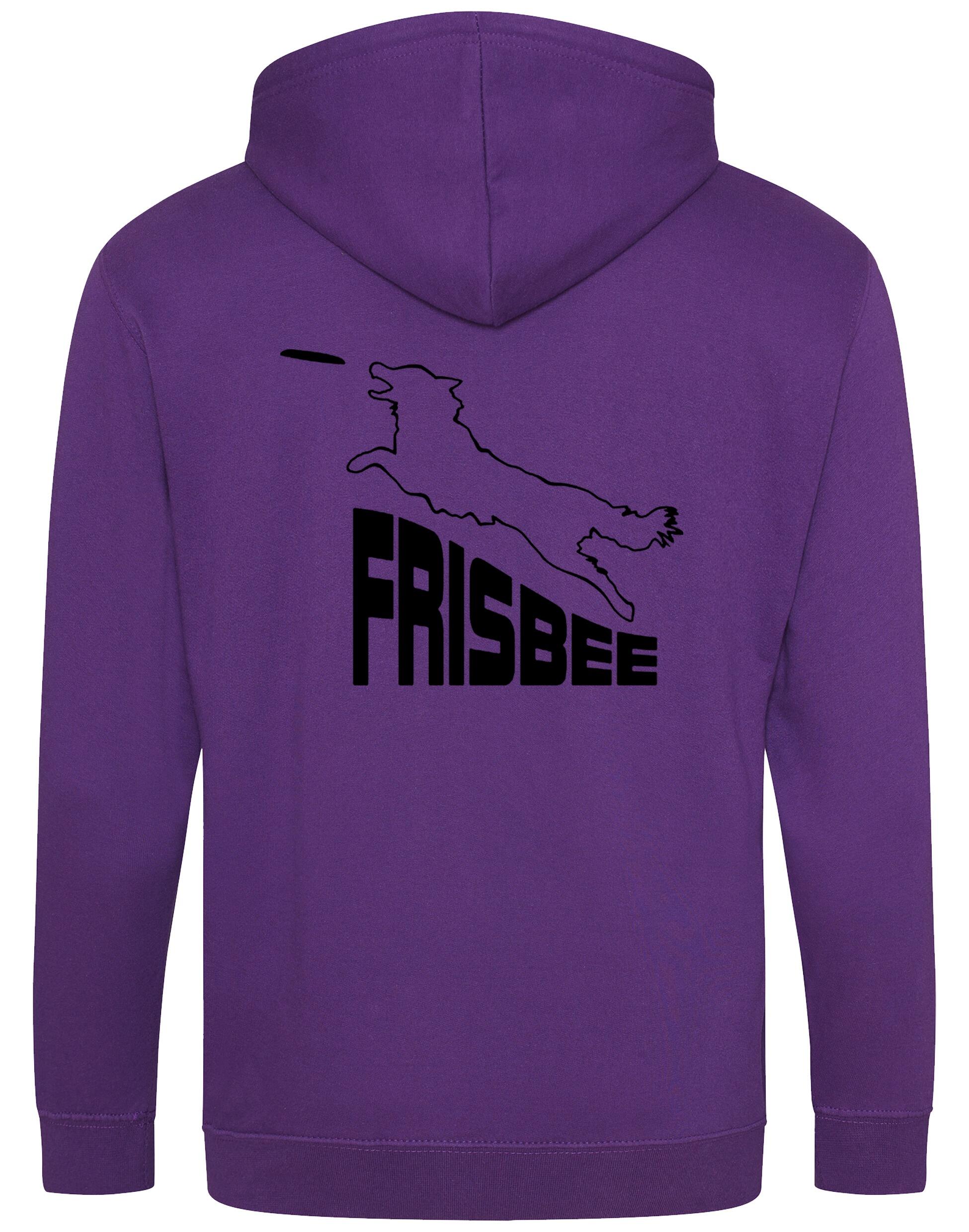 Frisbee Zipped Hoodie – High-quality hoodie featuring exclusive Frisbee-inspired artwork, a full-zip front, and practical pockets, perfect for Frisbee enthusiasts.