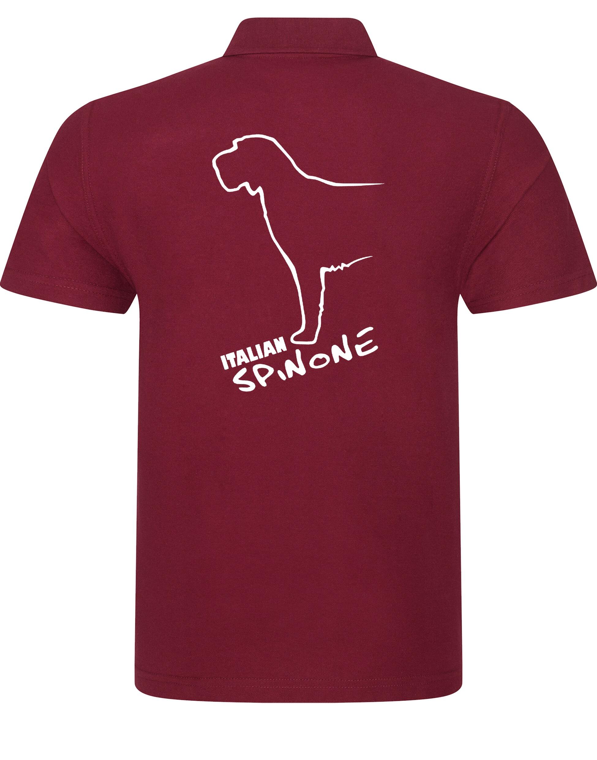 Unisex Cotton Polo featuring exclusive Italian Spinone design, made with soft, breathable cotton and offering a relaxed fit for comfort and style.