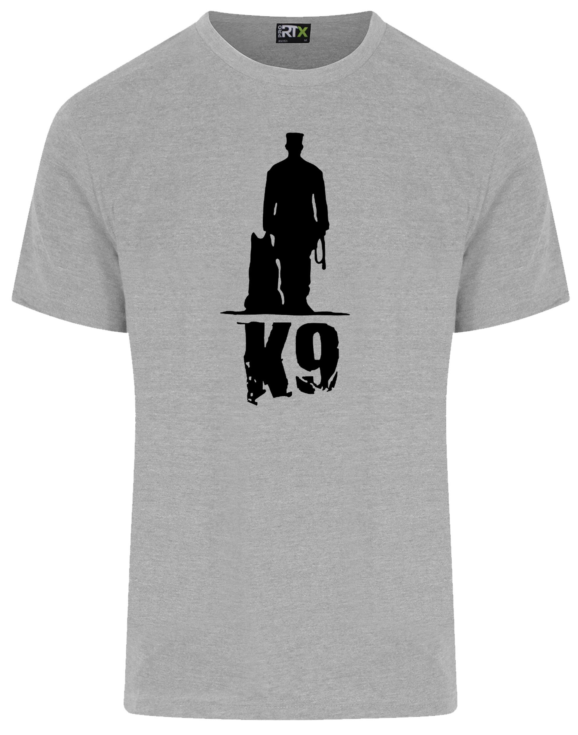 K9 Unisex Roundneck T-shirt featuring exclusive breed-inspired artwork, made from soft, breathable cotton for ultimate comfort.