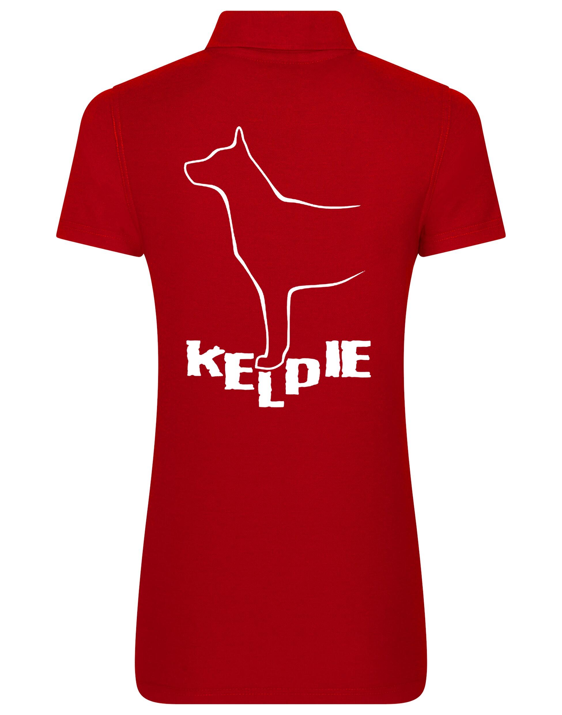 Women's Cotton Polo featuring exclusive Kelpi design with a flattering feminine fit, premium cotton fabric, and stylish comfort for all-day wear.