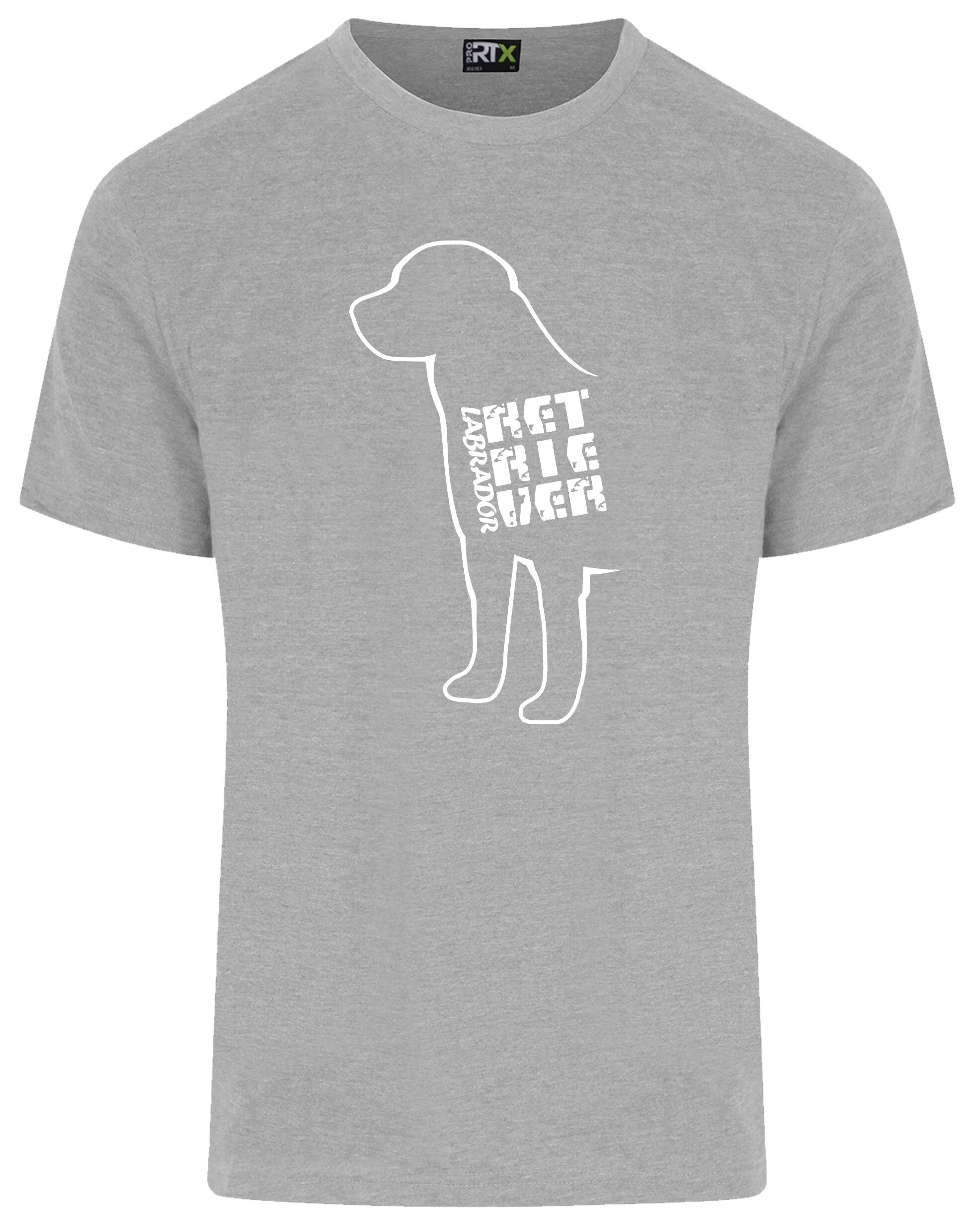 Unisex roundneck T-shirt with exclusive Labrador Retriever artwork, crafted from soft, breathable cotton with a relaxed fit for everyday comfort and style.