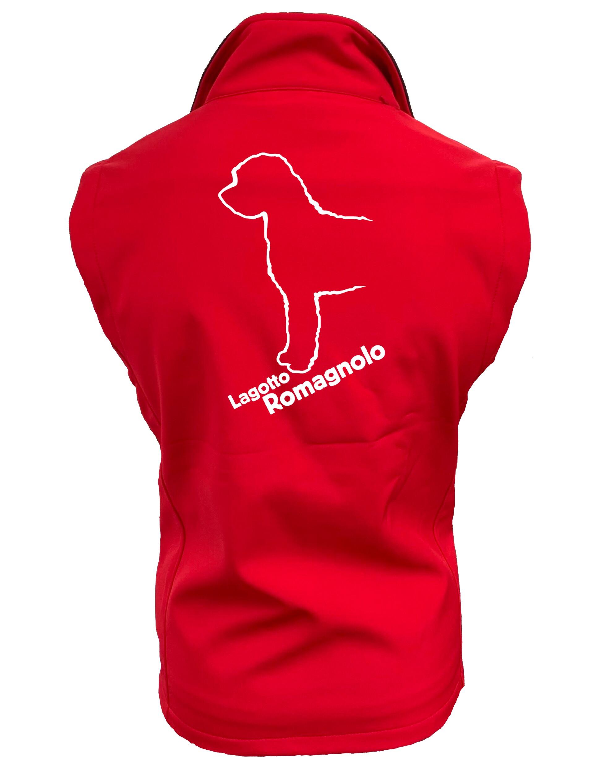 Unisex Softshell Jacket featuring an exclusive Lagotto Romagnolo design, crafted from water-resistant fabric with a fleece-lined interior for comfort and style.