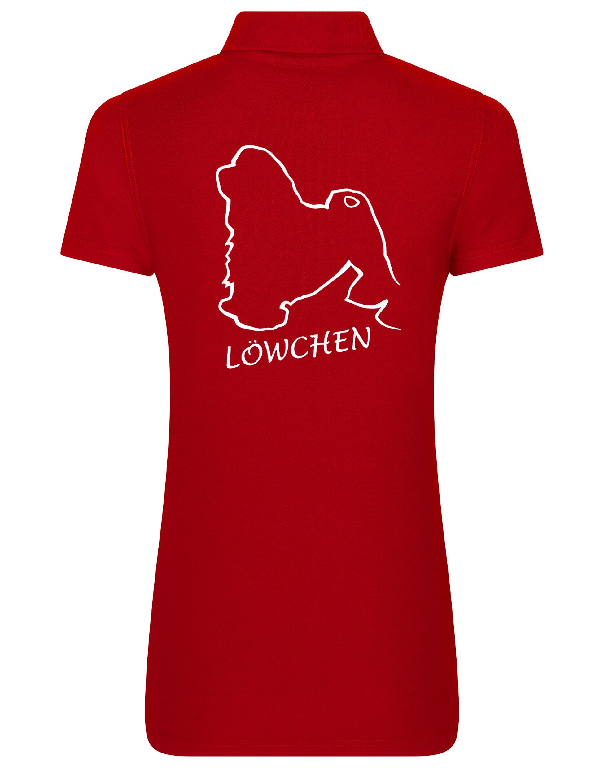 Lowchen Women's Cotton Polo with exclusive breed design and feminine fit.