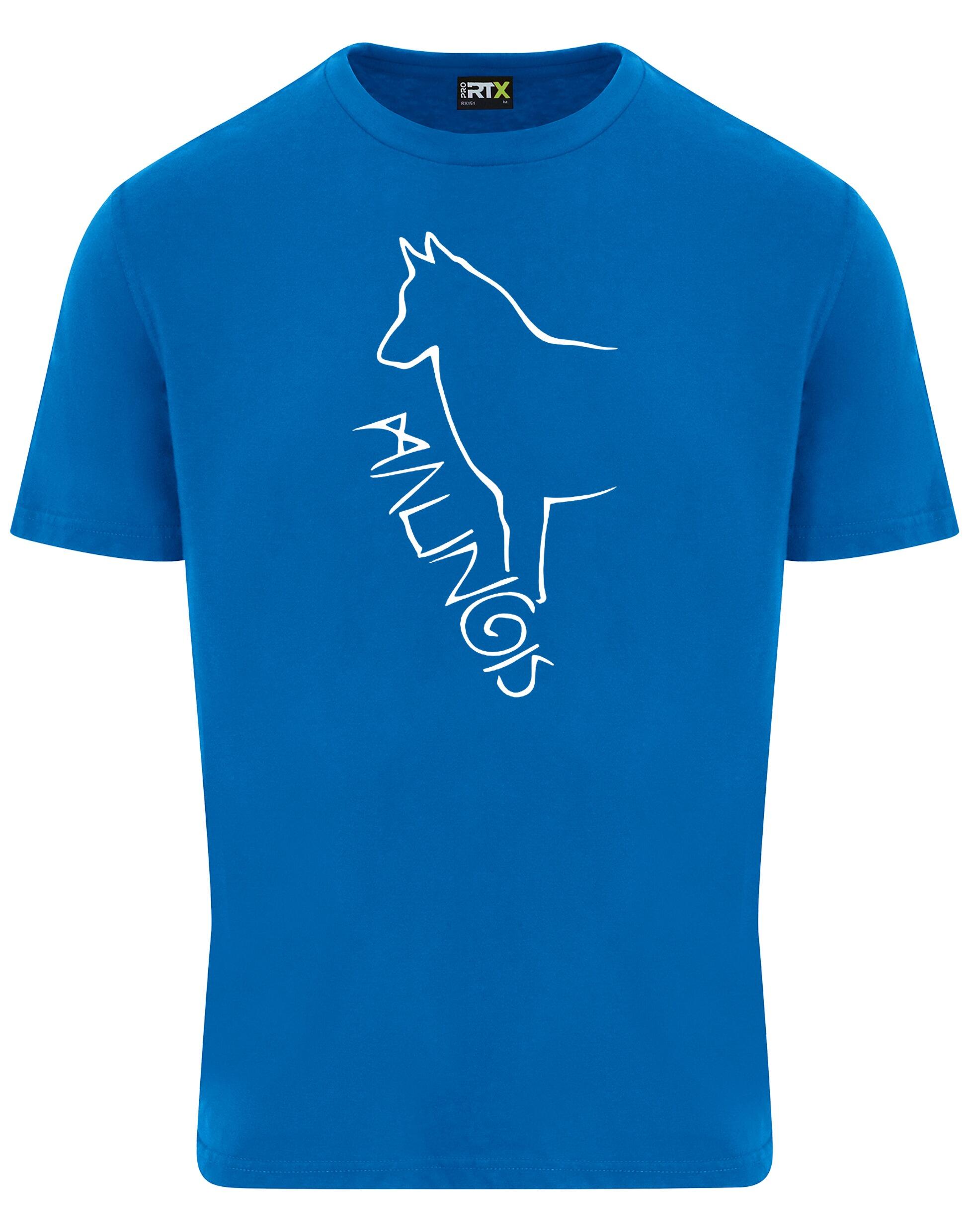 Unisex Roundneck T-shirt featuring an exclusive Malinois breed graphic, designed for comfort and style.