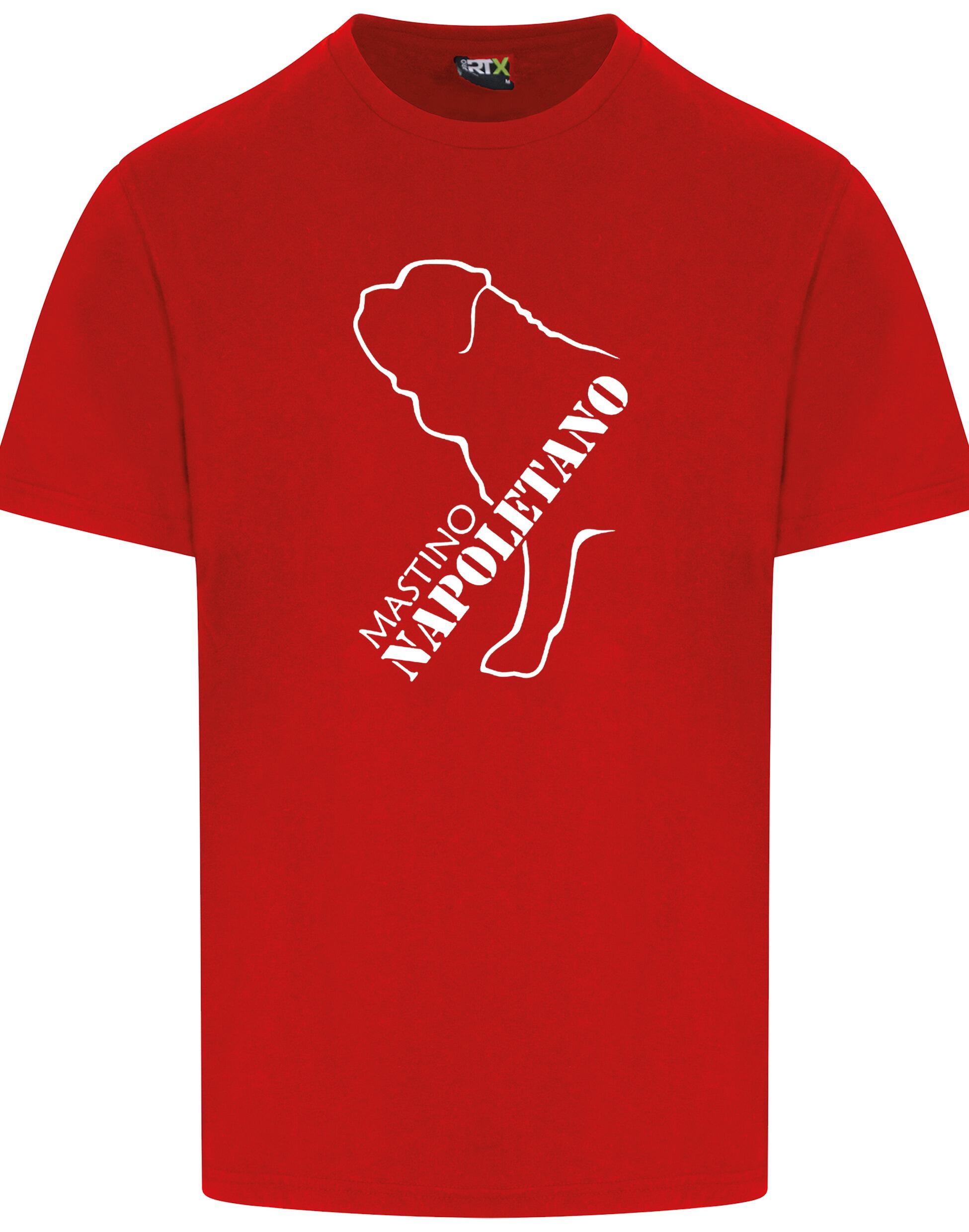 Mastino Napoletano Unisex Roundneck T-shirt featuring exclusive breed artwork, soft breathable cotton, and a relaxed unisex fit.