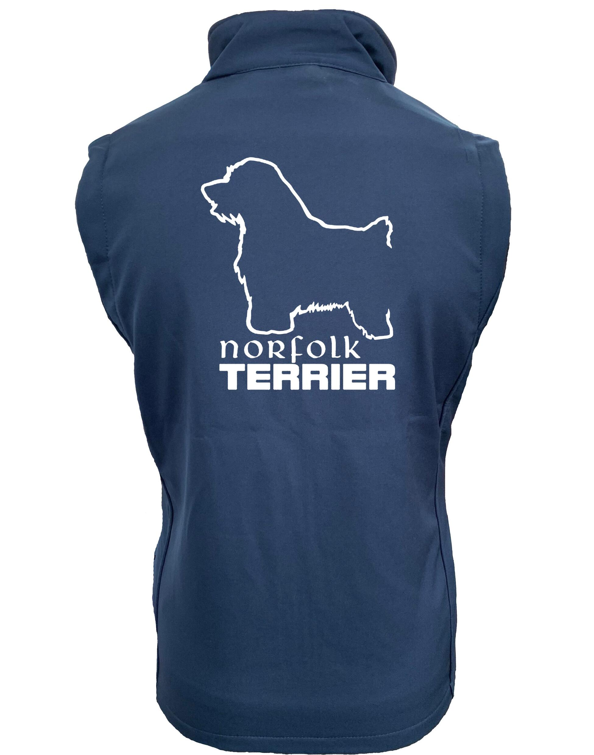 Women’s Softshell Jacket featuring exclusive Norfolk Terrier breed artwork, crafted with water-resistant fabric and a fleece lining for warmth, perfect for dog shows, outdoor adventures, and everyday wear.