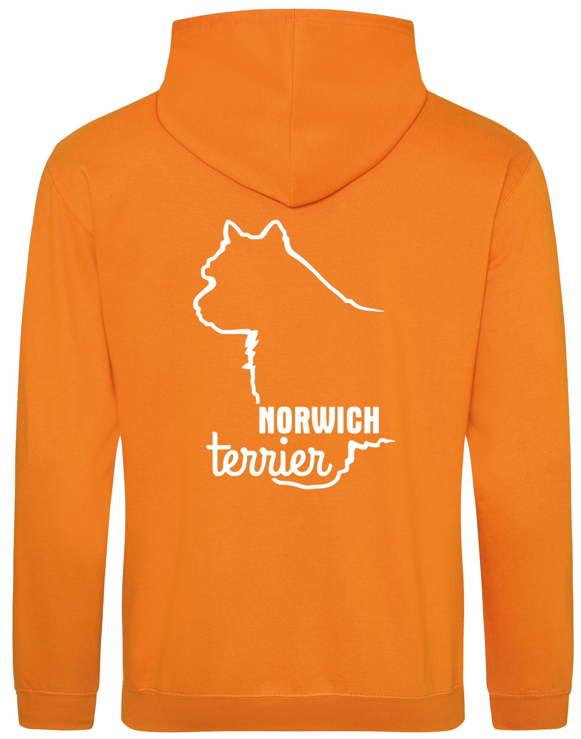 Norwich Terrier Design Pullover Hoodie featuring exclusive breed artwork, fleece lining, kangaroo pocket, and a heavy-blend fabric for warmth, comfort, and style. Ideal for dog lovers, Norwich Terrier owners, and casual outings.
