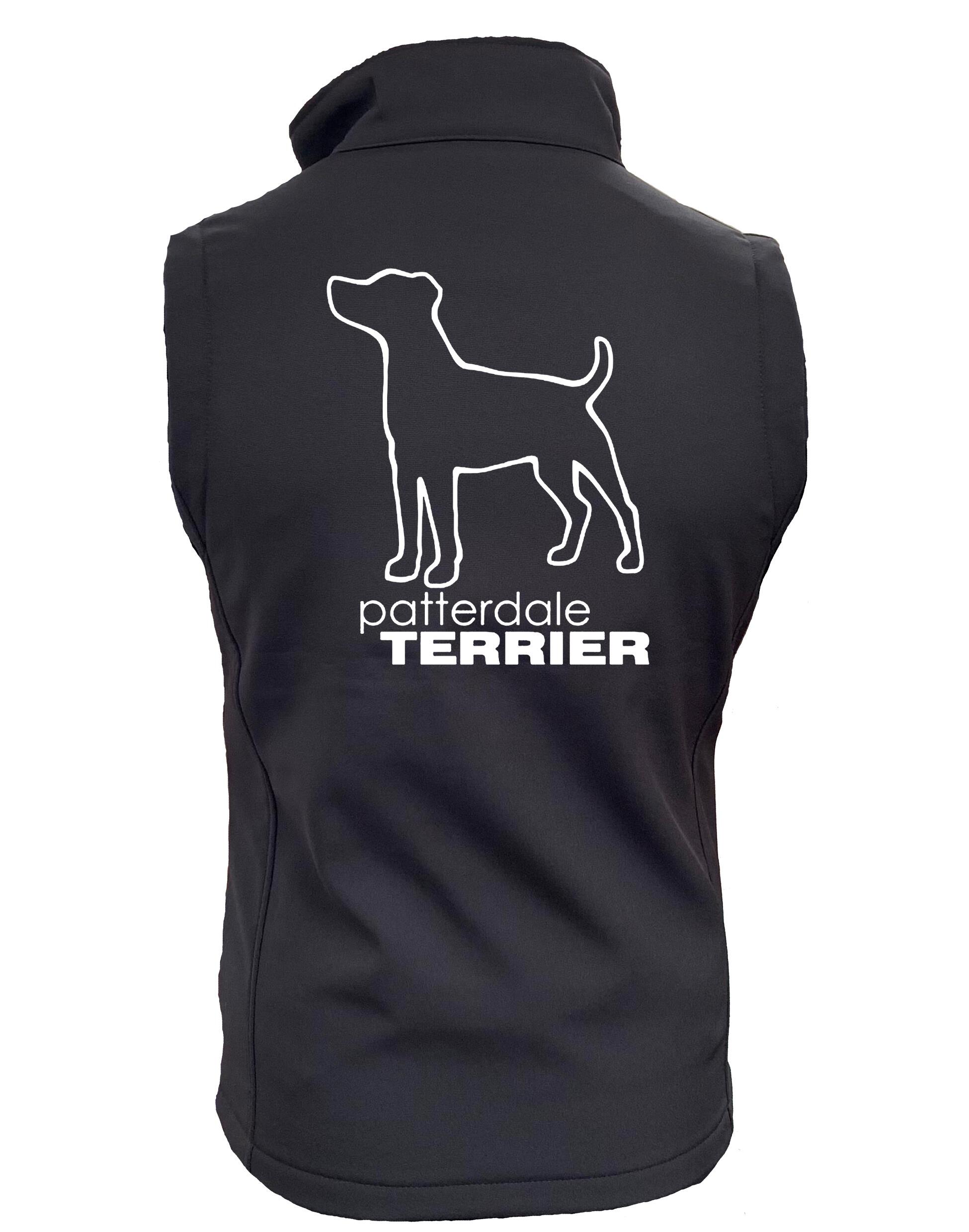 Patterdale Terrier Unisex Softshell Jacket – water-resistant jacket with fleece lining and exclusive Patterdale Terrier design. Perfect for dog lovers and outdoor adventures!