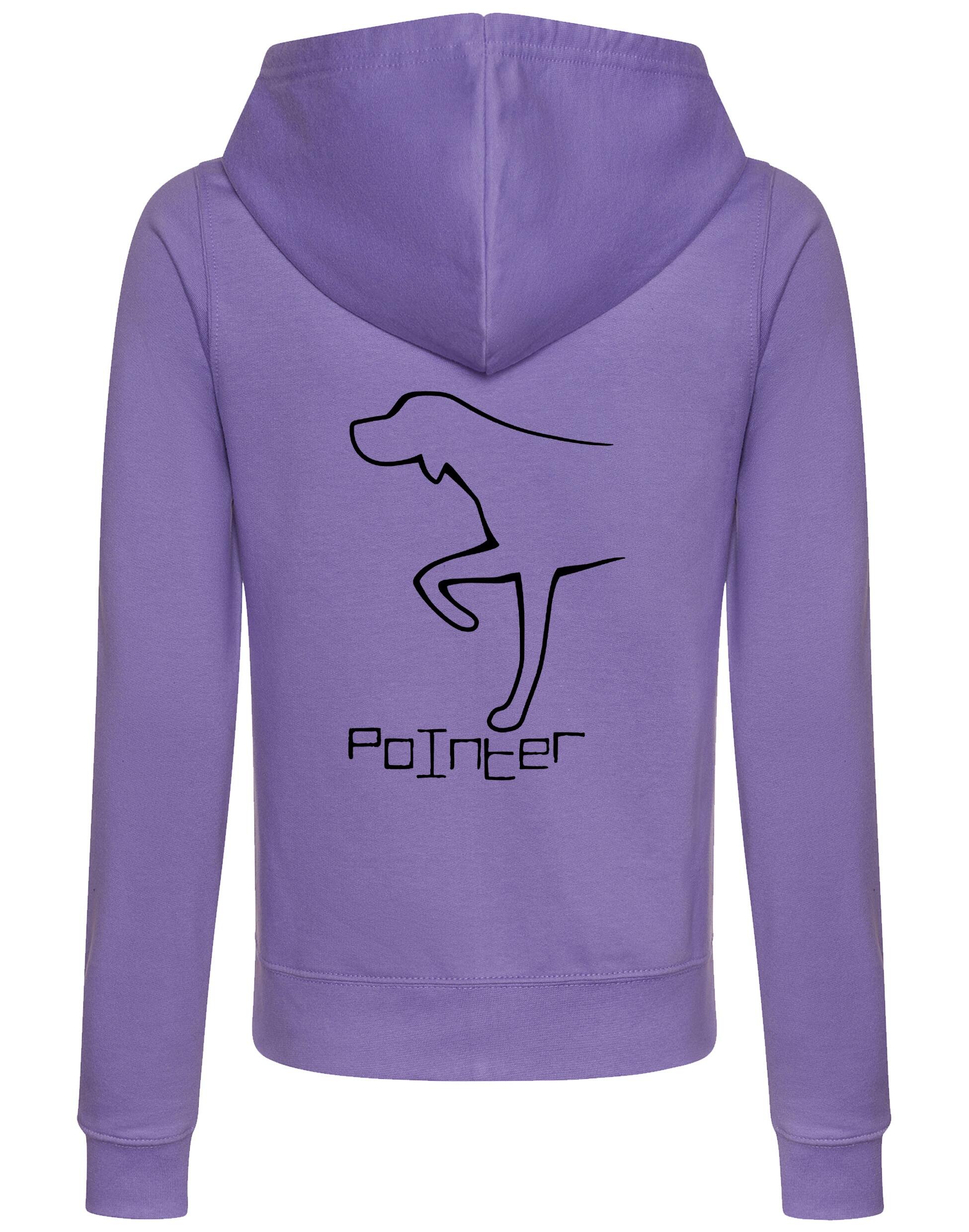 Pointer Women’s Zipped Hoodie – breathable, soft hoodie with full-zip closure, front pockets, and exclusive Pointer design, perfect for breed lovers and outdoor enthusiasts.