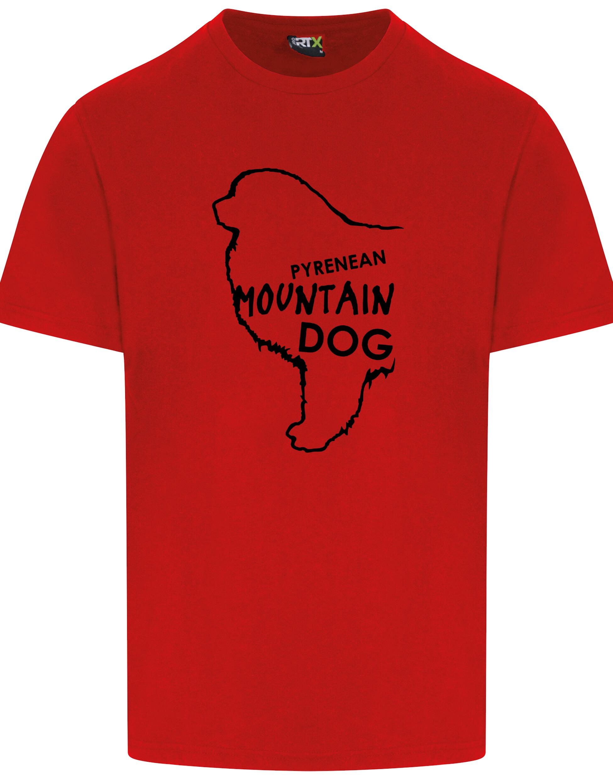 Unisex Pyrenean Mountain Dog Roundneck T-shirt featuring exclusive breed artwork, crafted from premium breathable cotton for all-day comfort and a relaxed, stylish fit, perfect for Pyrenean Mountain Dog enthusiasts.