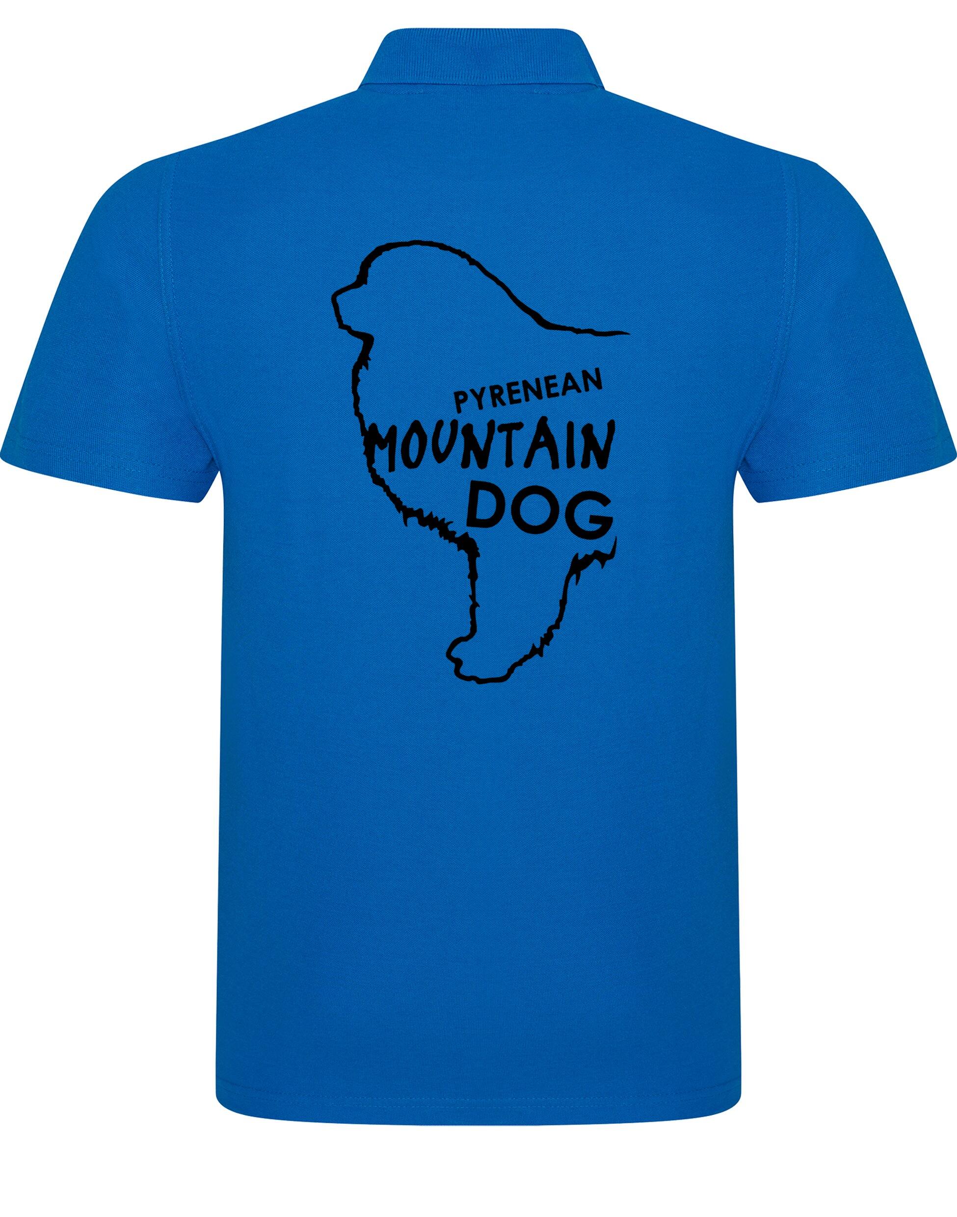 Unisex Pyrenean Mountain Dog Cotton Polo featuring exclusive breed artwork, crafted from premium breathable cotton for all-day comfort and a relaxed, stylish fit, perfect for Pyrenean Mountain Dog enthusiasts.