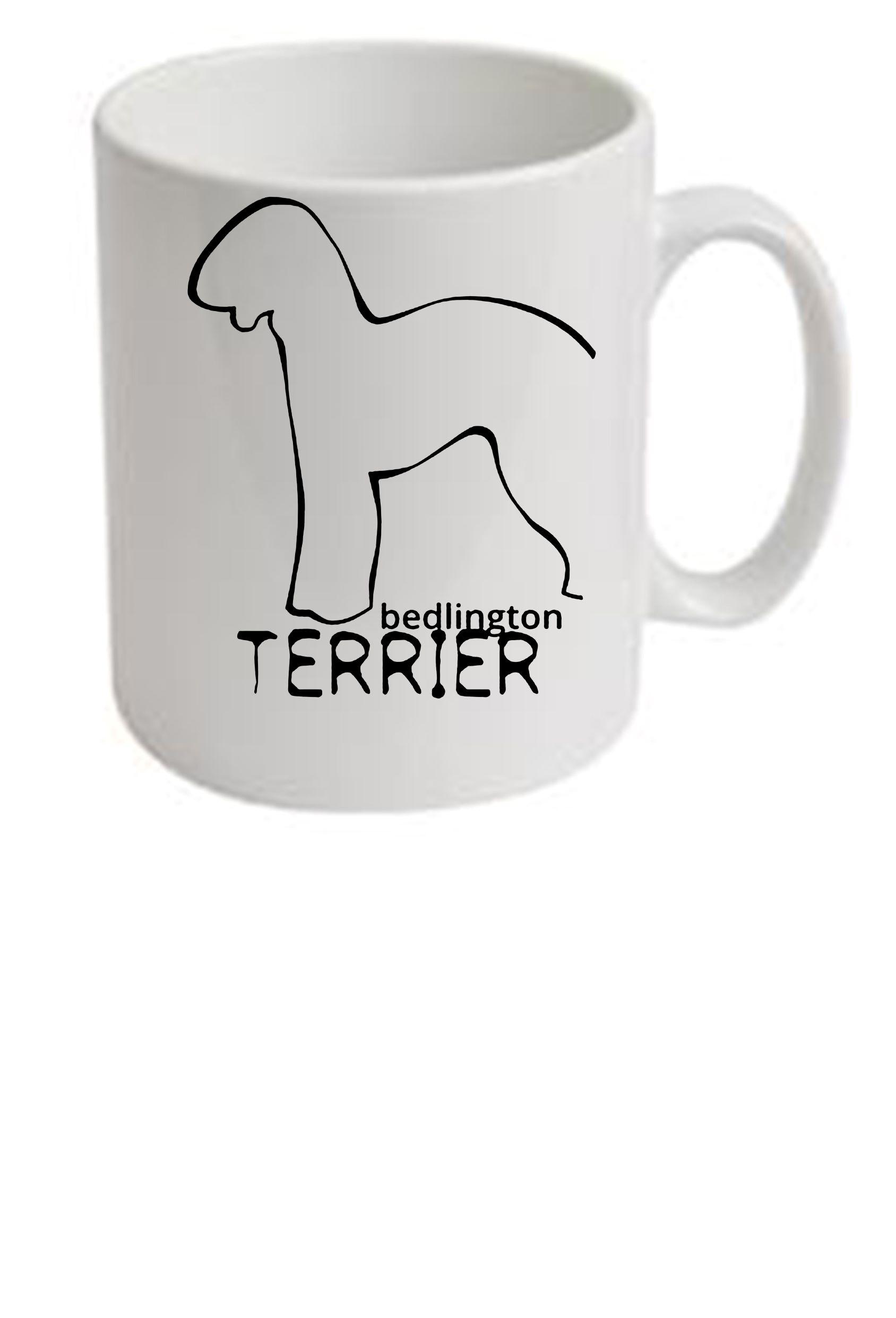 Bedlington Terrier Dog Breed Design Ceramic Mug