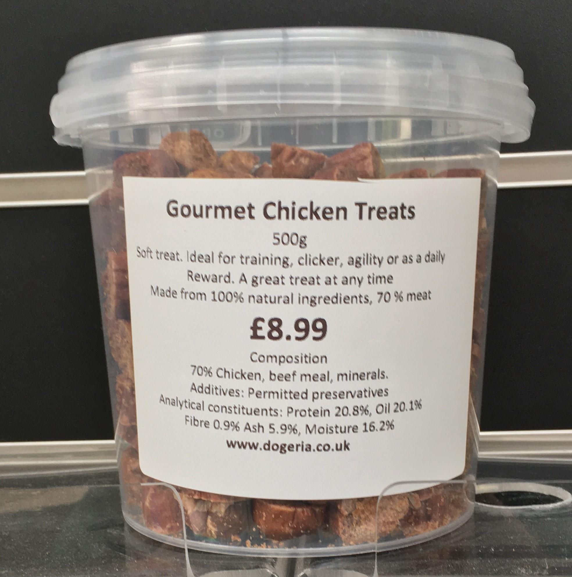 Gourmet Chicken Treat & Reward Tubs