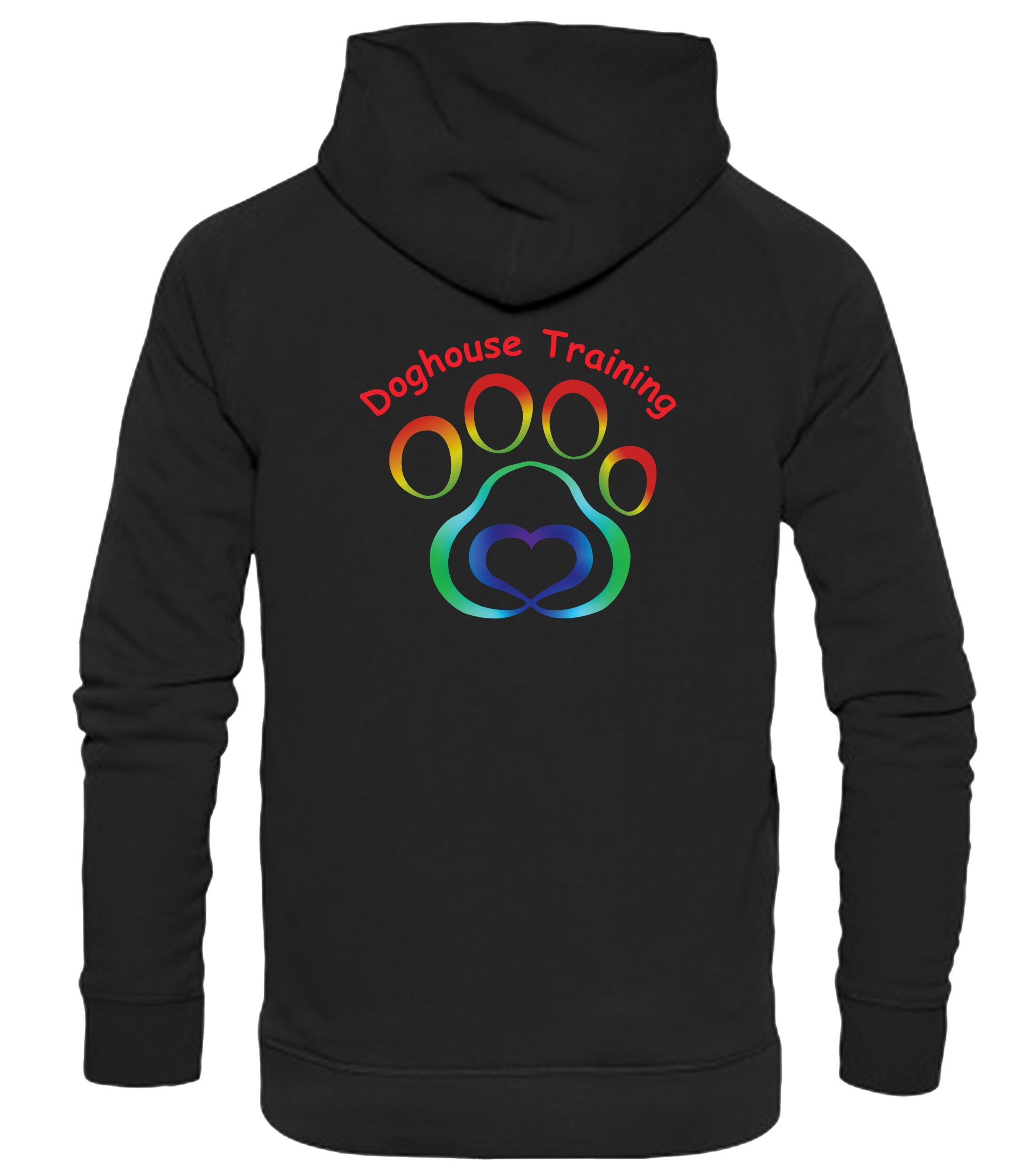 Unisex Doghouse Training Black Pullover Hoodie