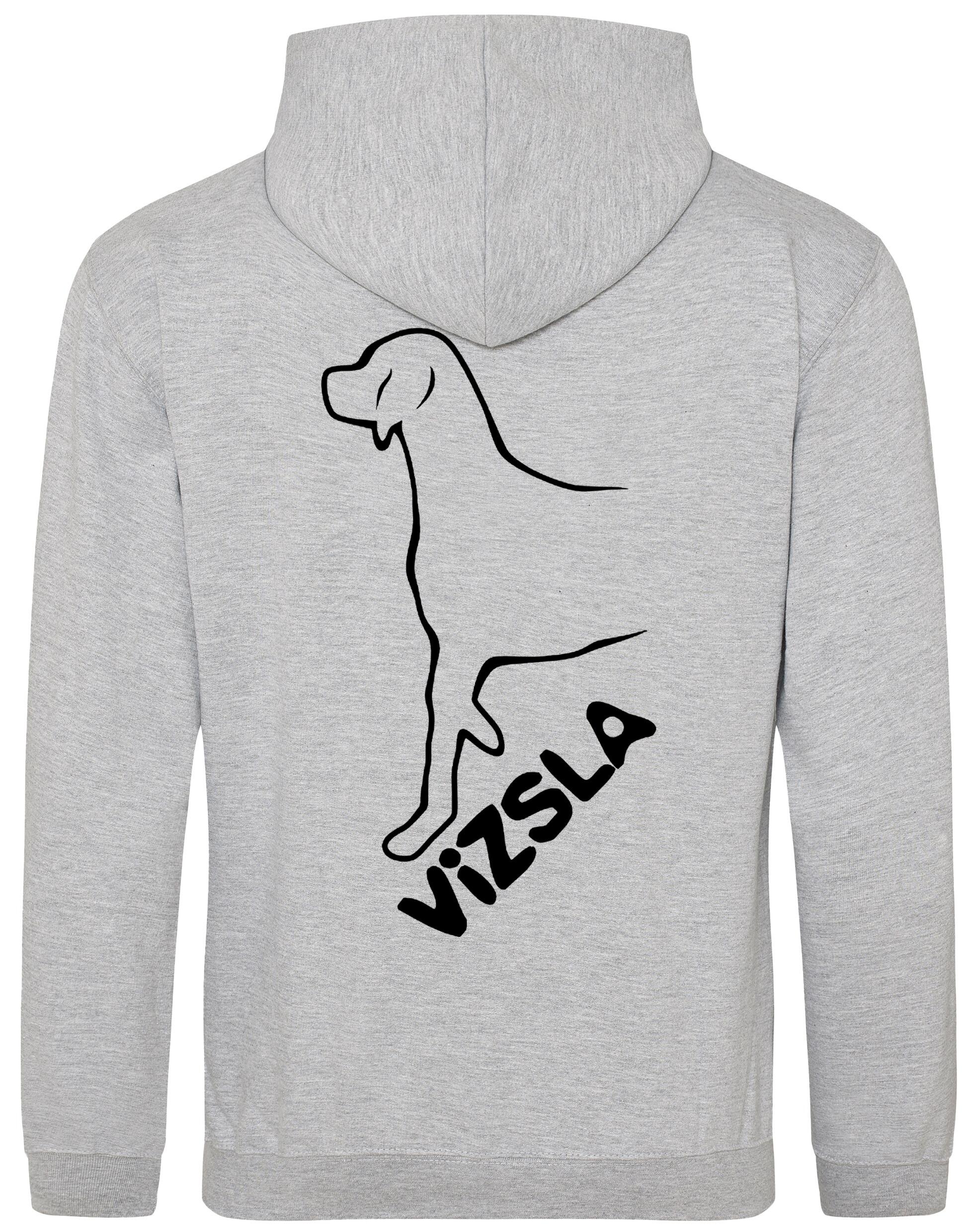 Vizsla Dog Breed Design Pullover Hoodie – Style and Comfort for Dog Lovers